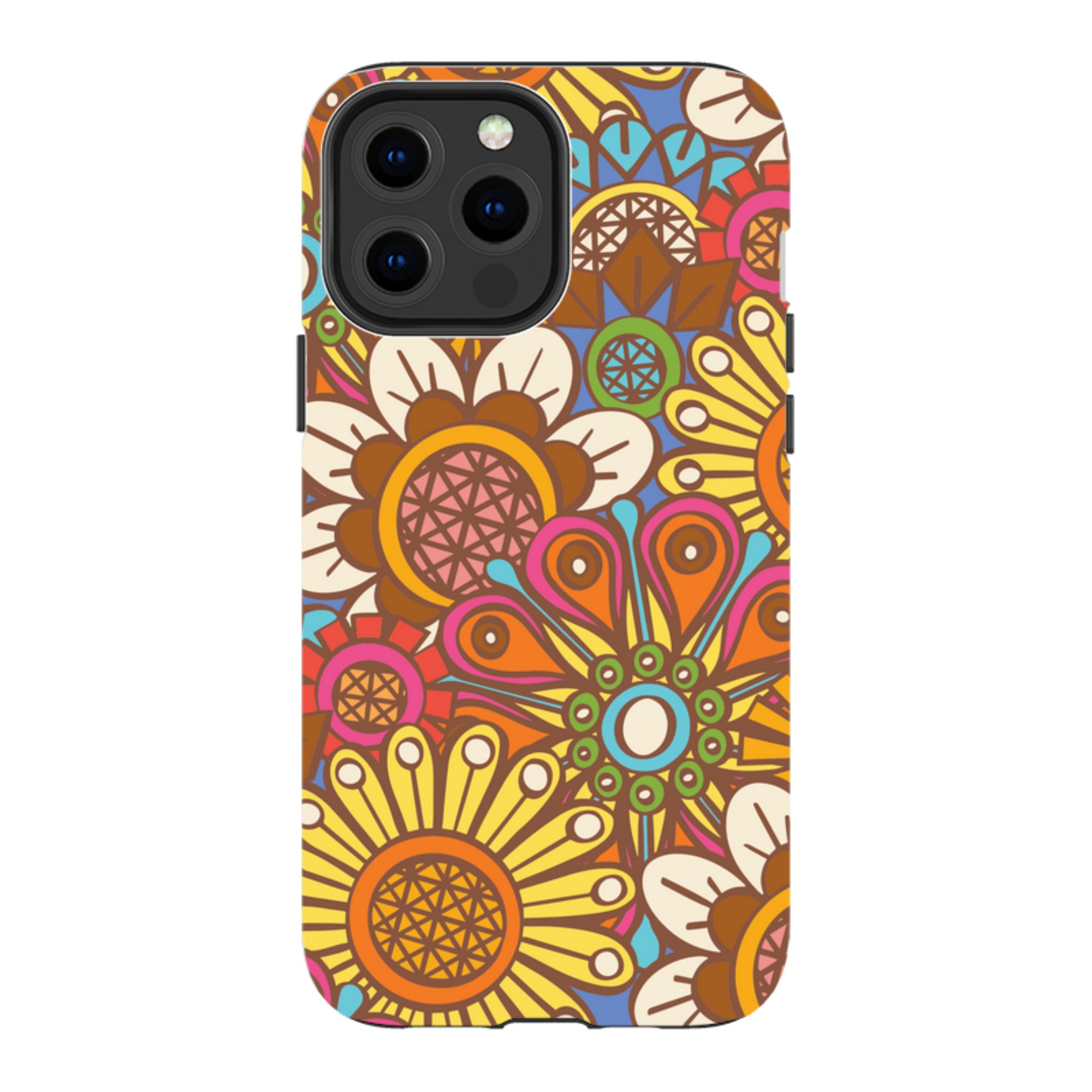 iPhone MagSafe Tough Case - Retro Posy Brights By Amelia Bowman