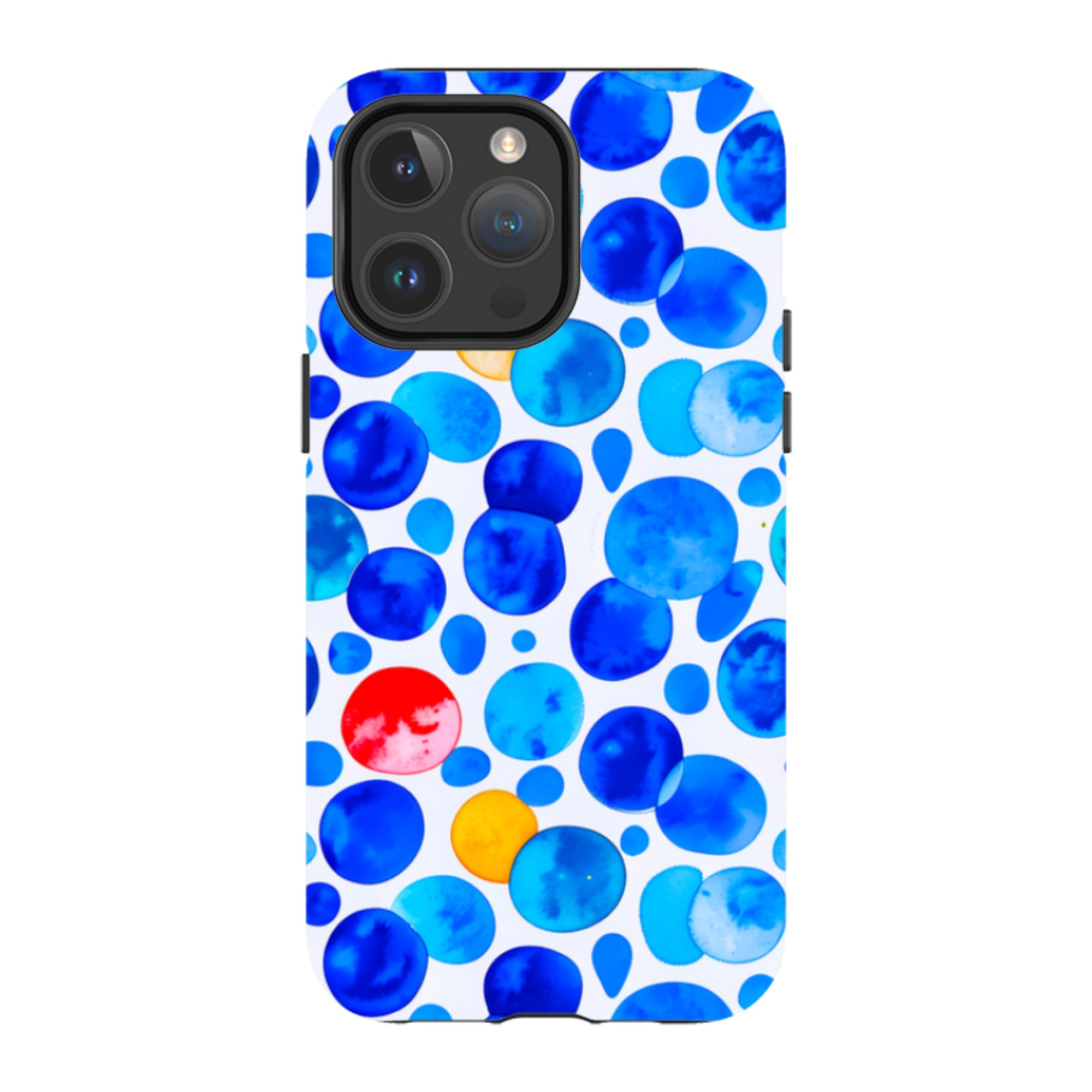iPhone MagSafe Tough Case - Blue Moon Polka