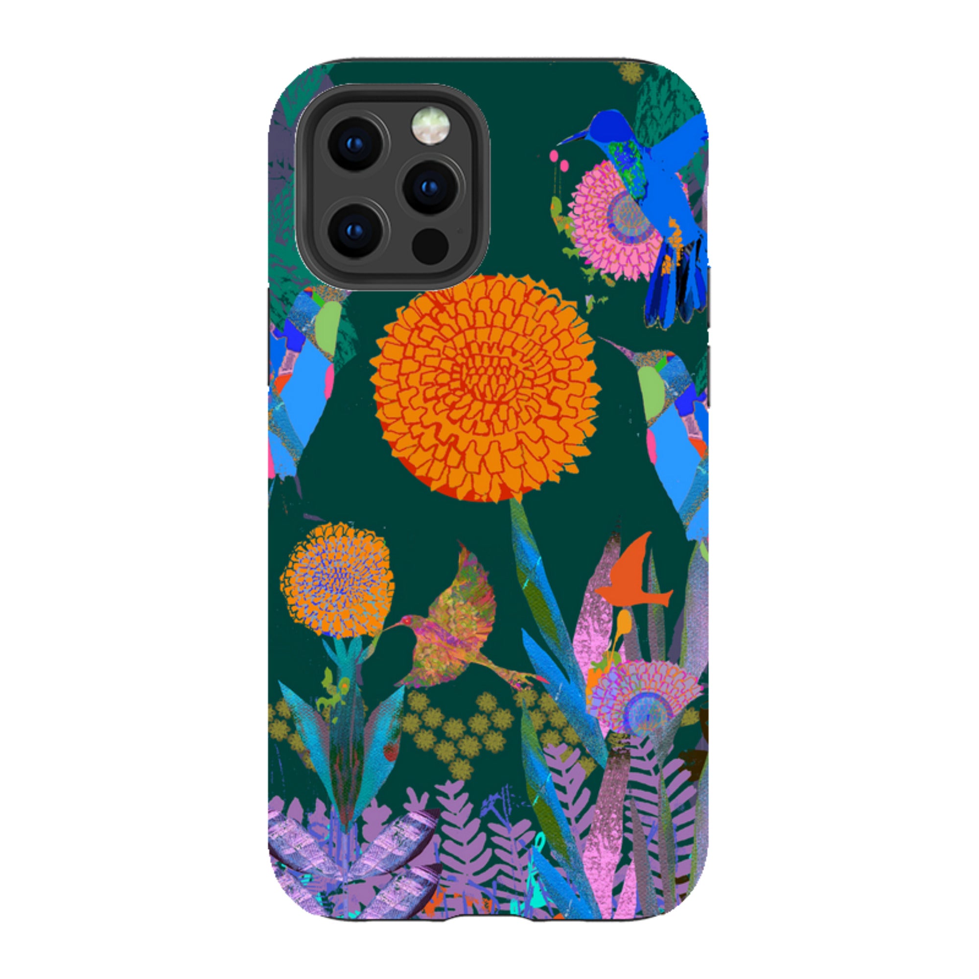 iPhone Tough Case - Hummingbird Forest By Tiffany Lynch