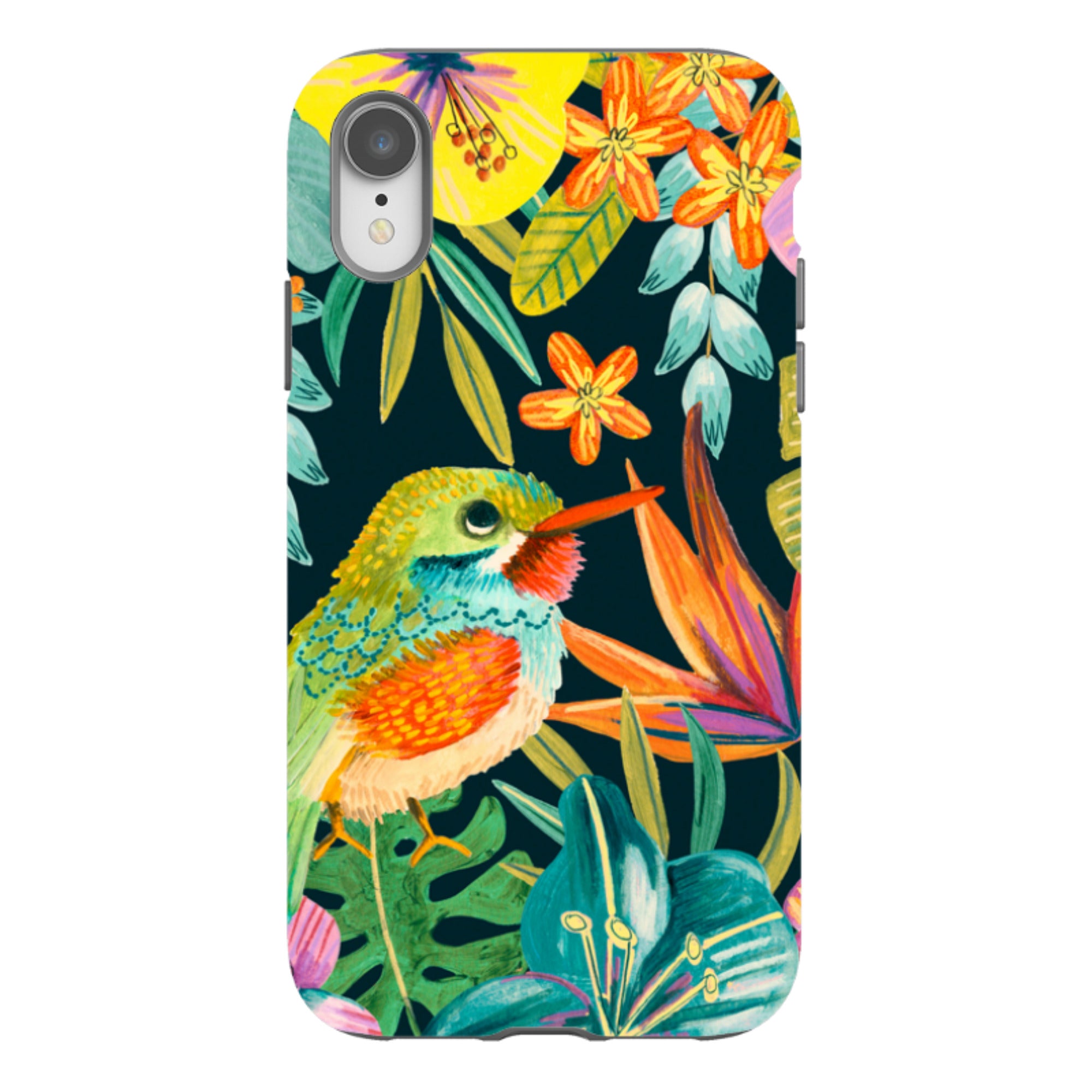 iPhone Tough Case - Tropical Bird By Caroline Bonne Muller