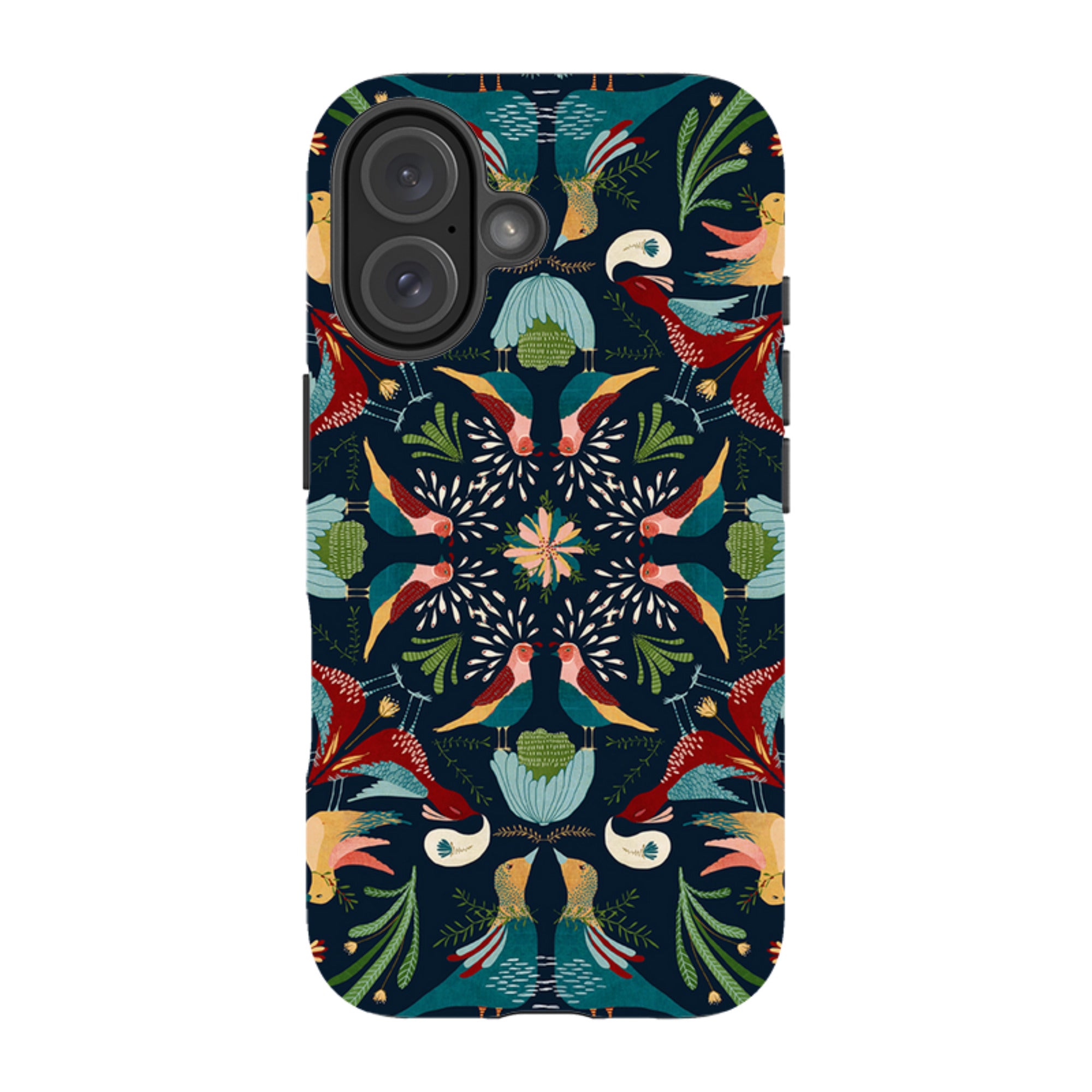 iPhone Tough Case - Navy Hanky By Katherine Quinn