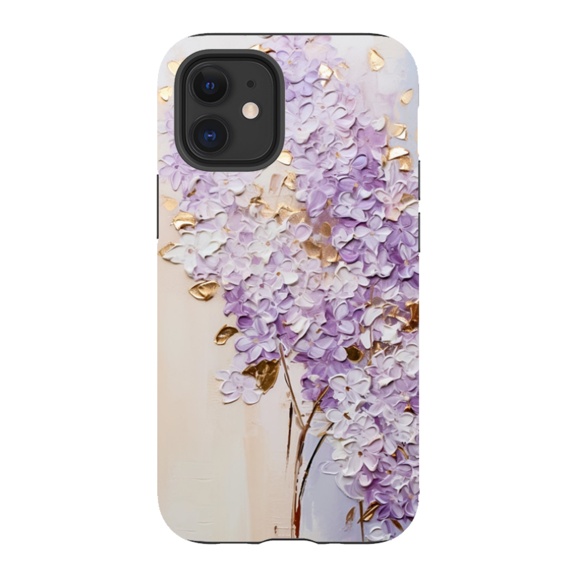 iPhone Tough Case - Purple Floral