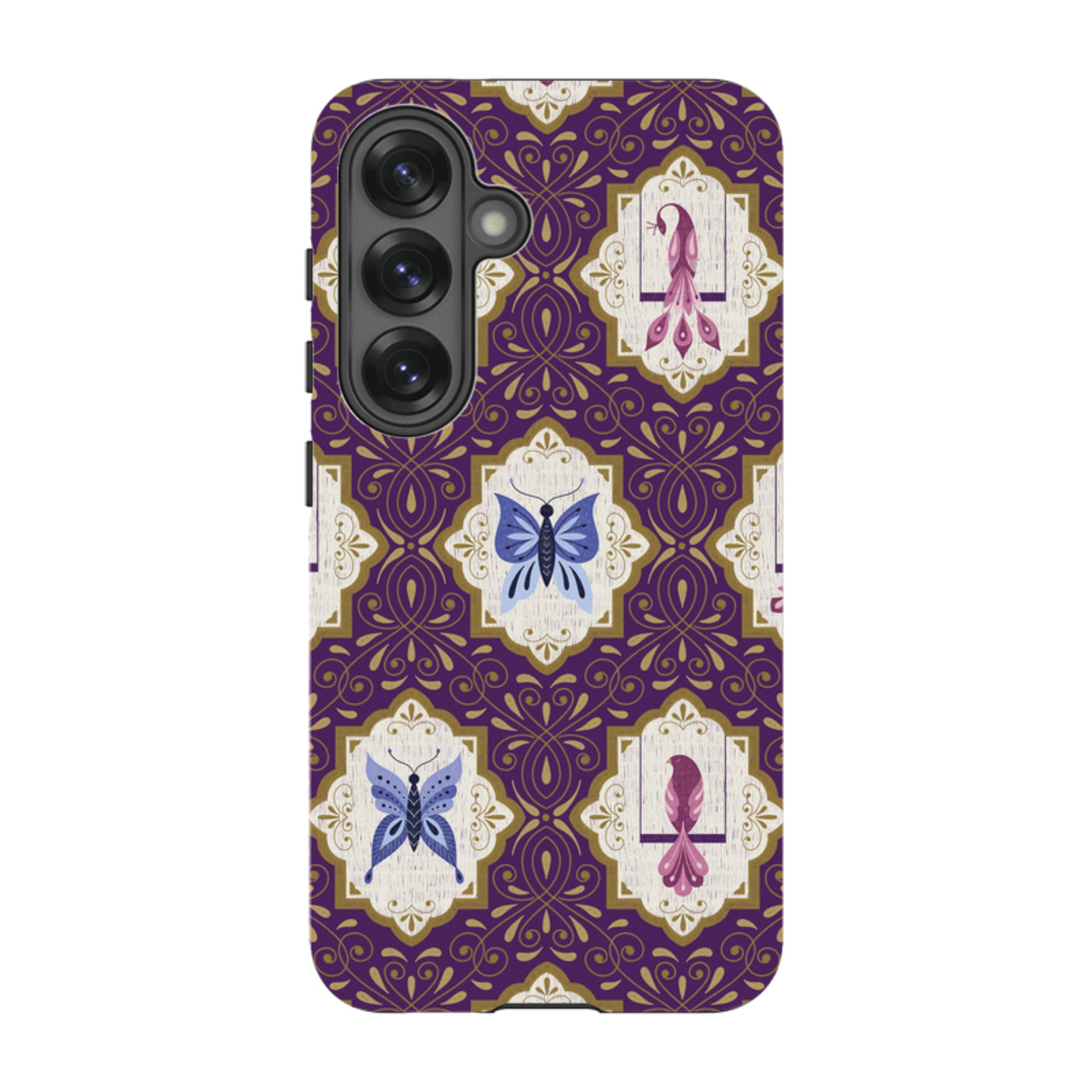Samsung Tough Case - Wingframes Purple By Jenny Zemanek