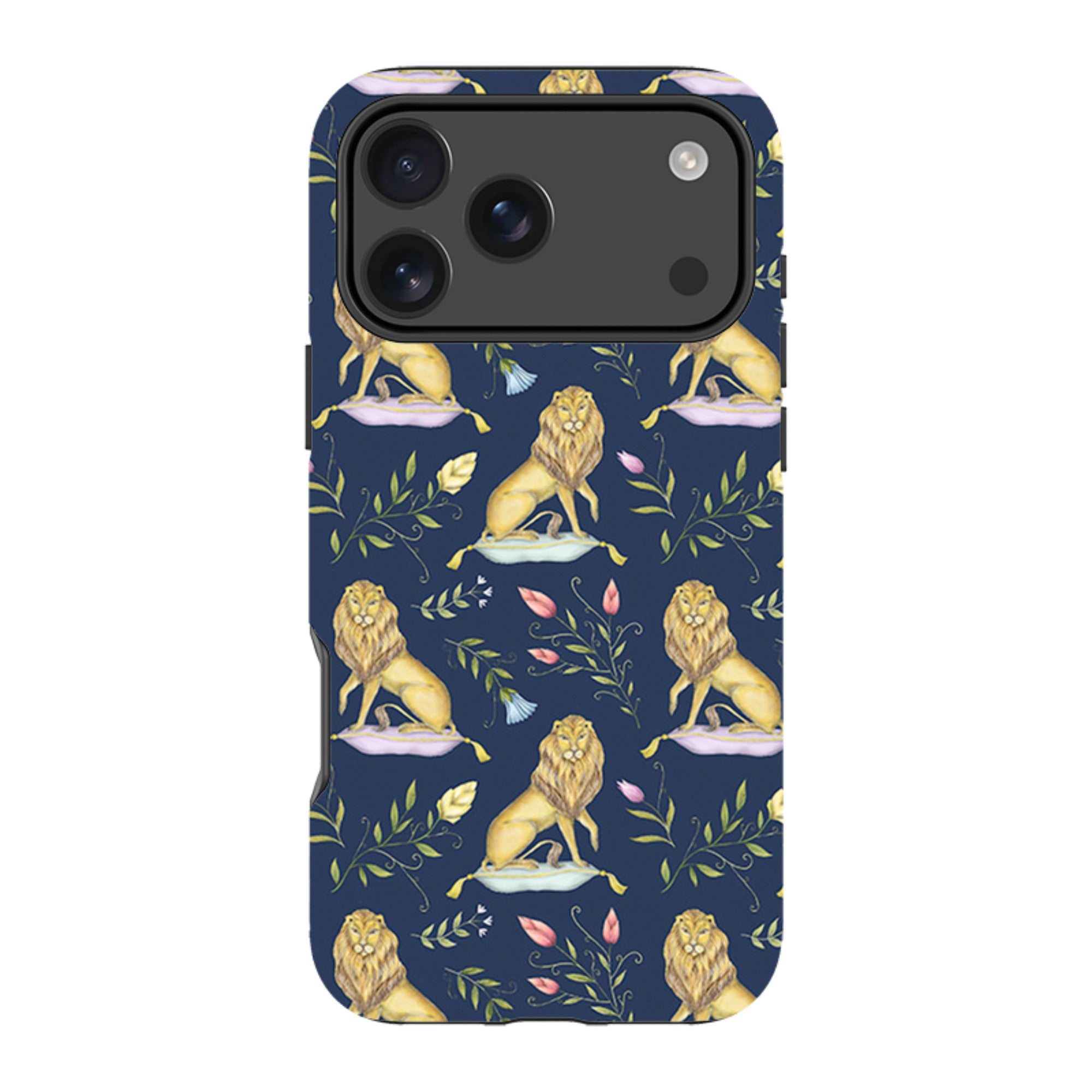 iPhone MagSafe Tough Case -  Leo Et Flores Navy By Catherine Rowe