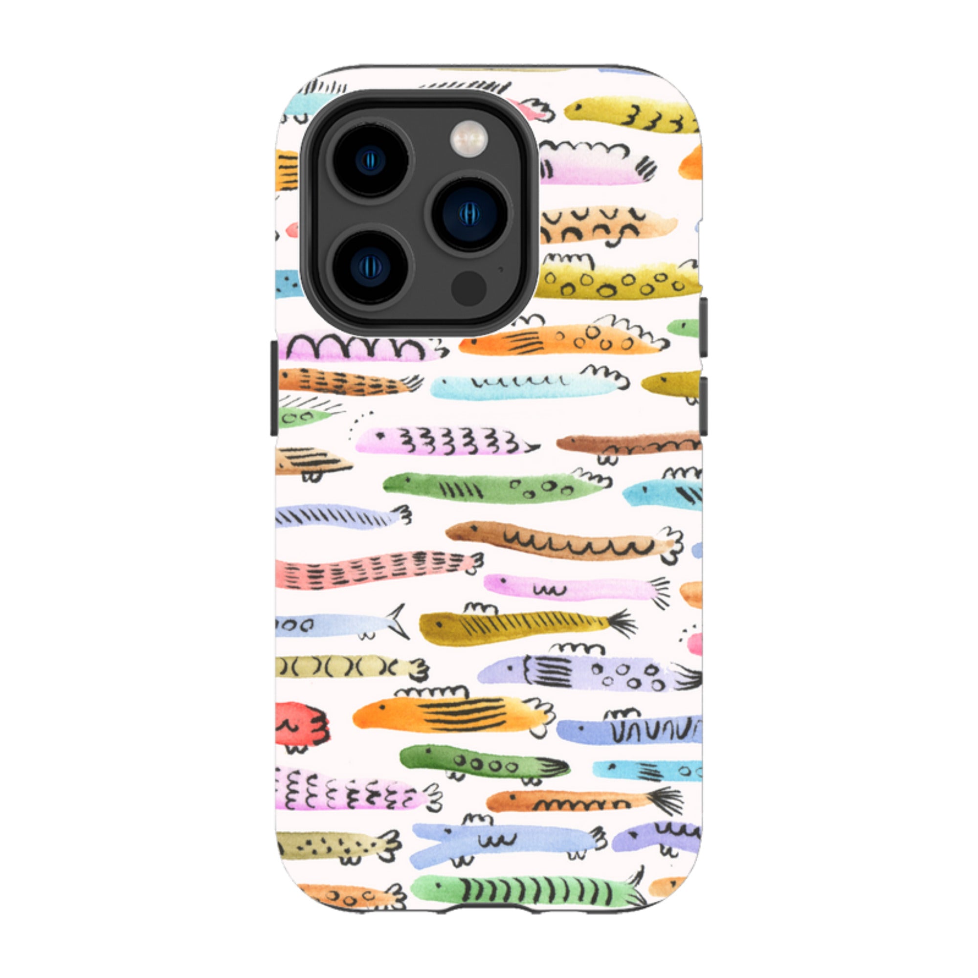 iPhone Tough Case - Colourful Fishes By Gabriela Larios