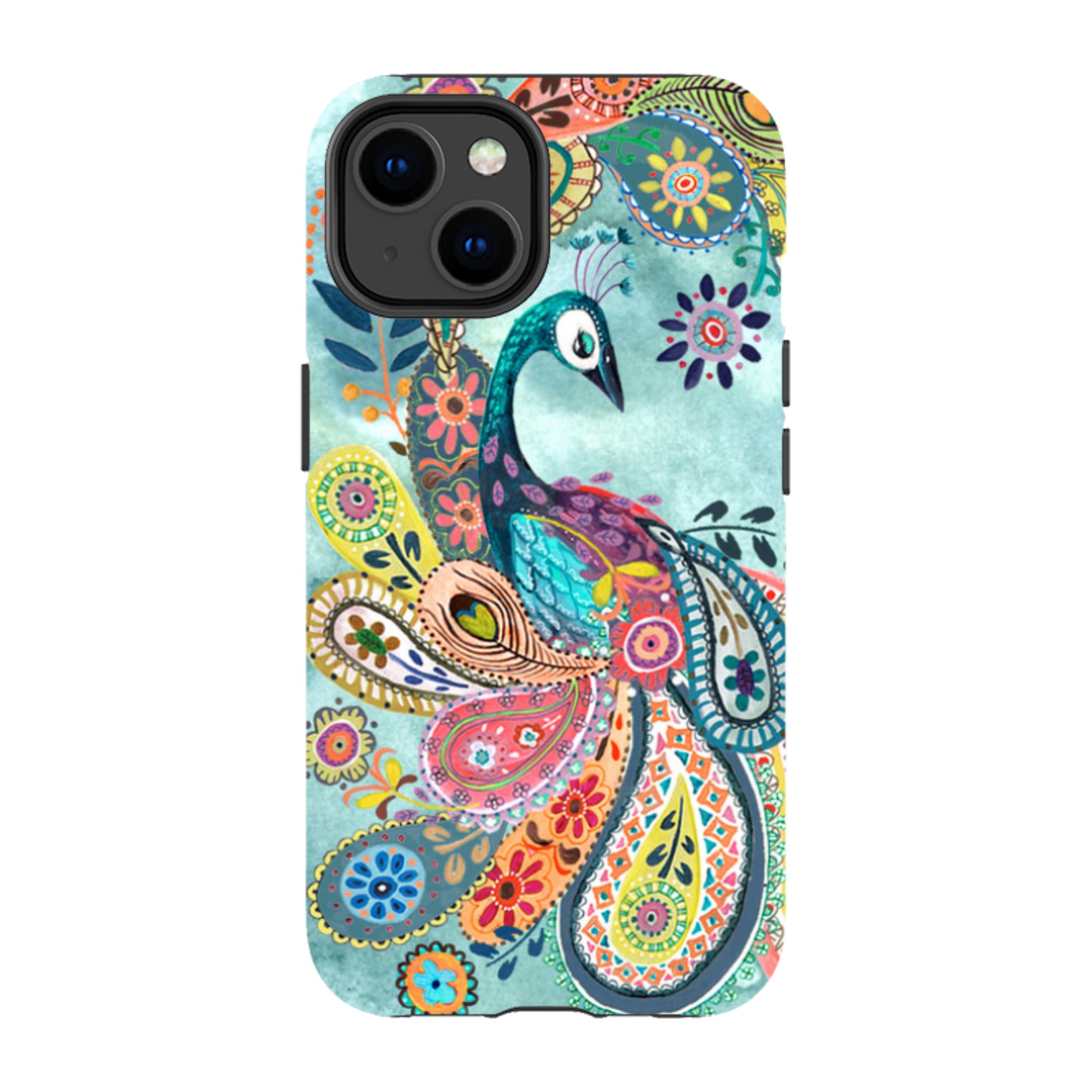 iPhone Tough Case - Peacock Dreams By Caroline Bonne Muller