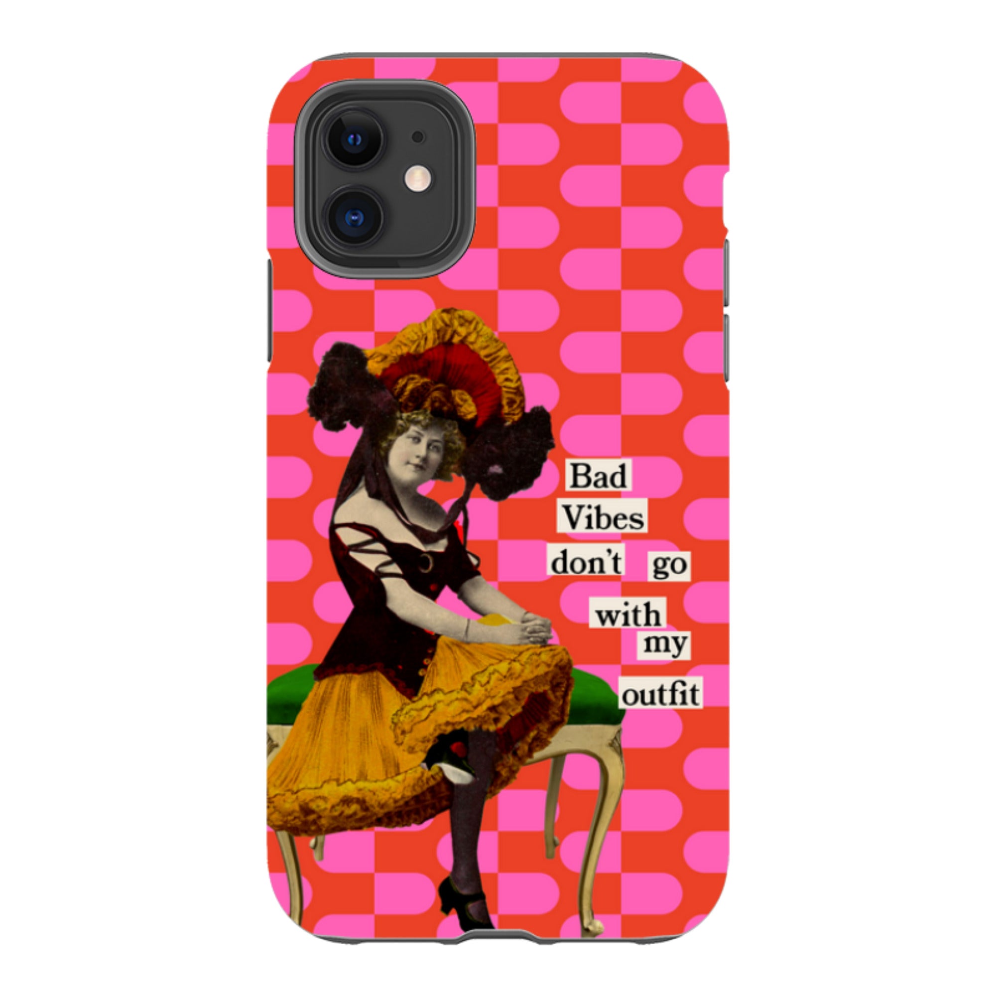 iPhone Tough Case - Bad Vibes By Clare Jordan