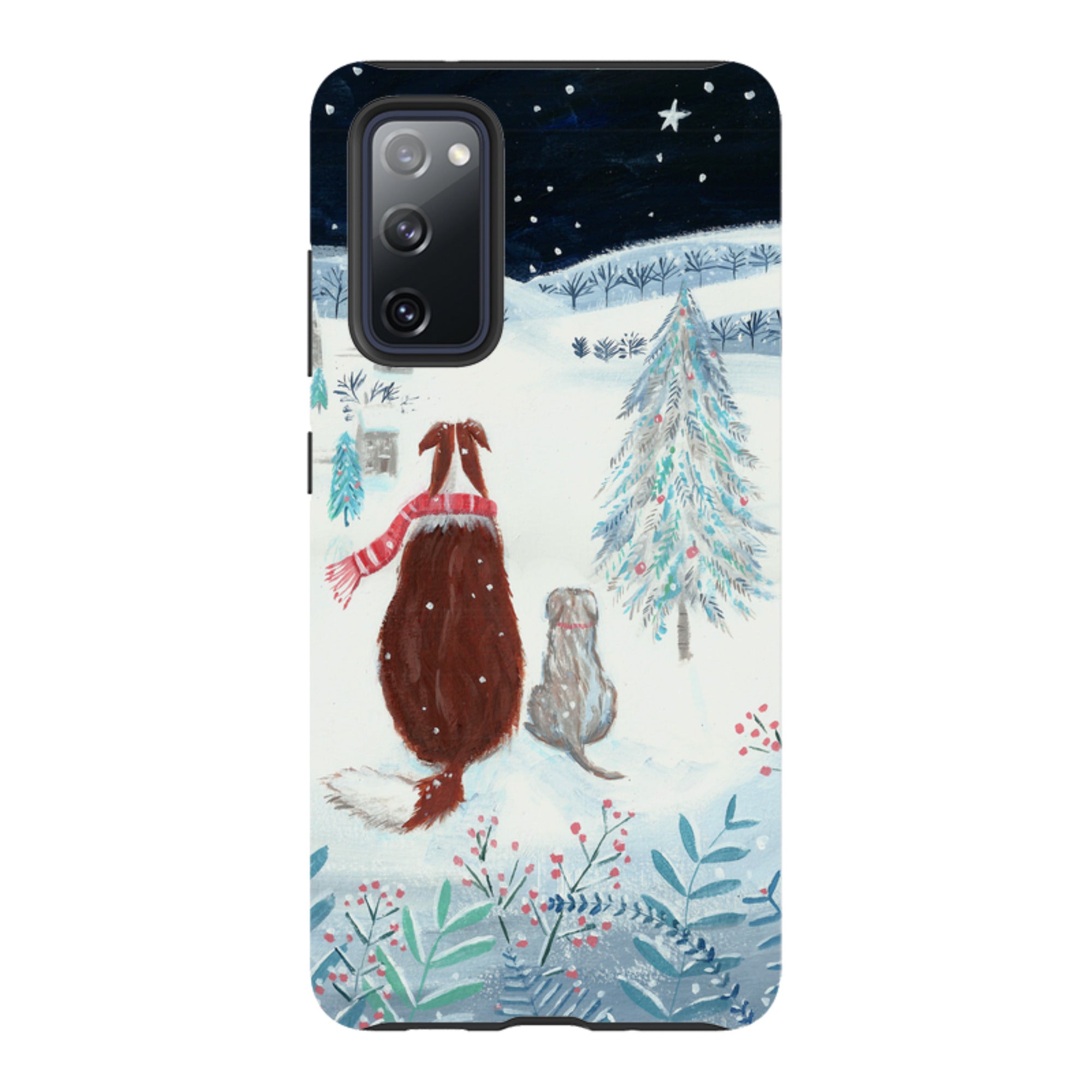 Samsung Tough Case - Snow Dogs By Mary Stubberfield