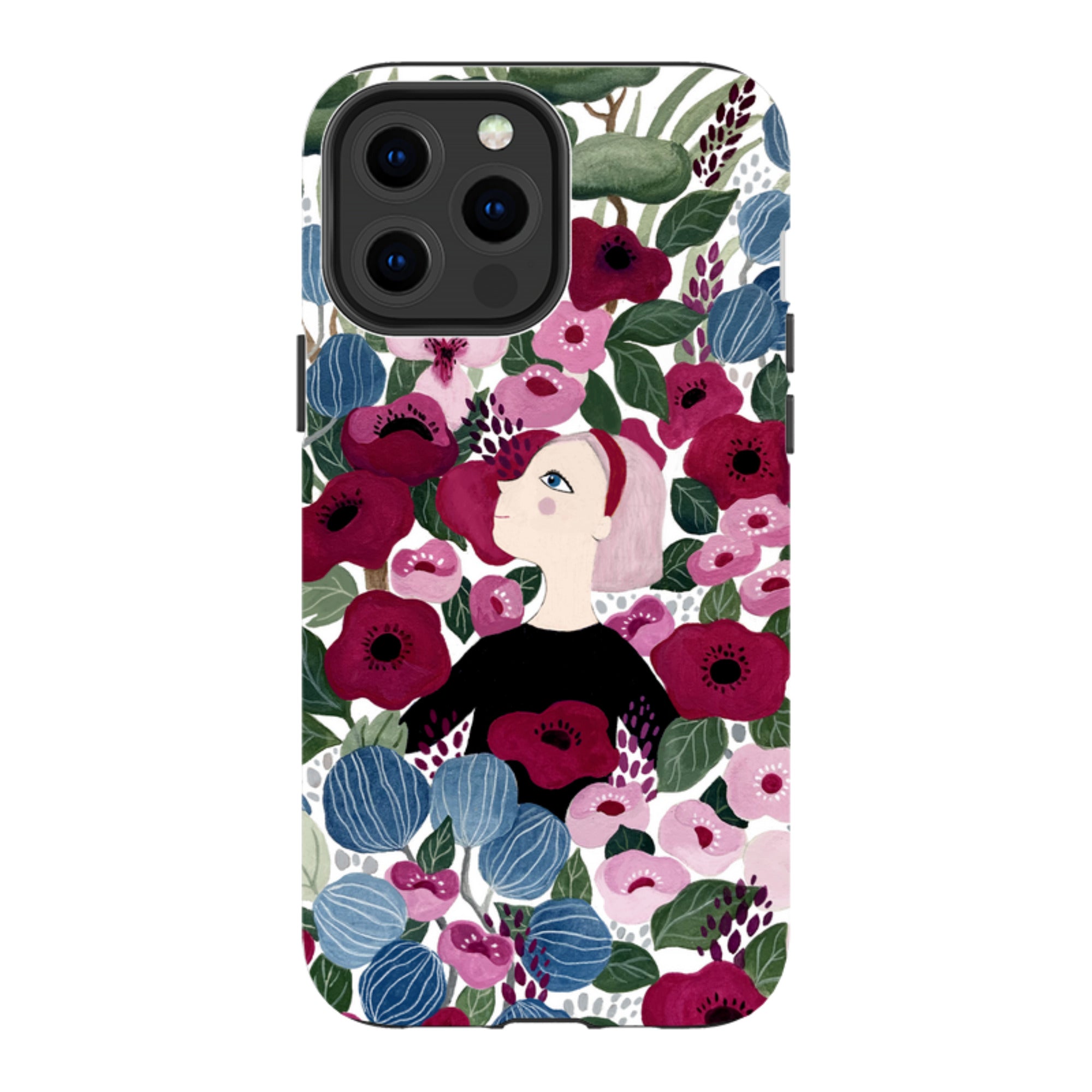 iPhone Tough Case - Flower Garden By Bex Parkin
