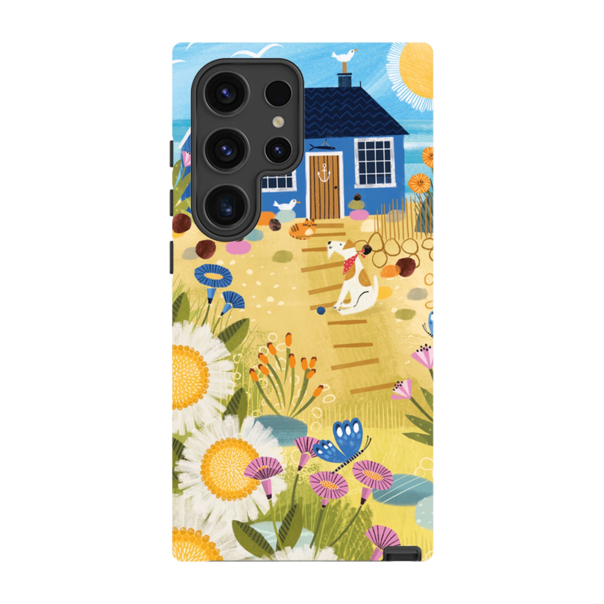 Samsung Tough  Case - Beach House By Ali Brookes