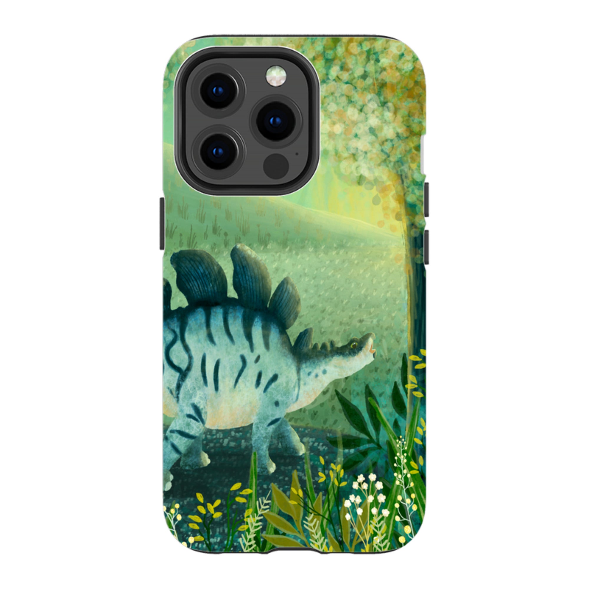 iPhone MagSafe Tough Case - Dino Park By Katherine Quinn