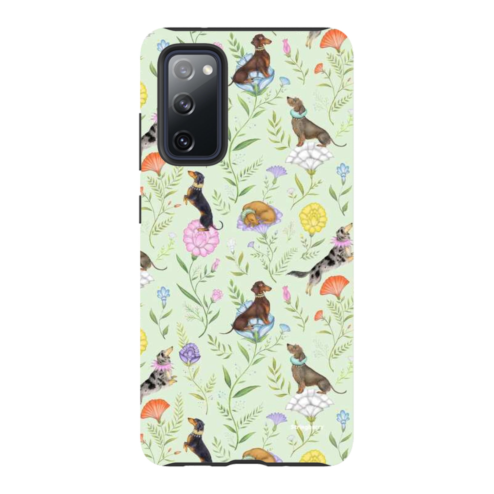 Samsung Tough Case - Doxy Day Afternoon Pistachio By Catherine Rowe