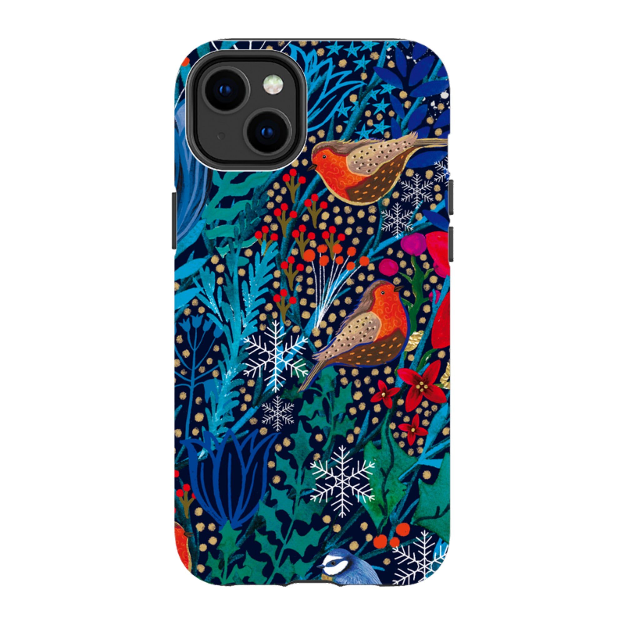 iPhone Tough Case - Xmas Robin III By Emma Frances Grant
