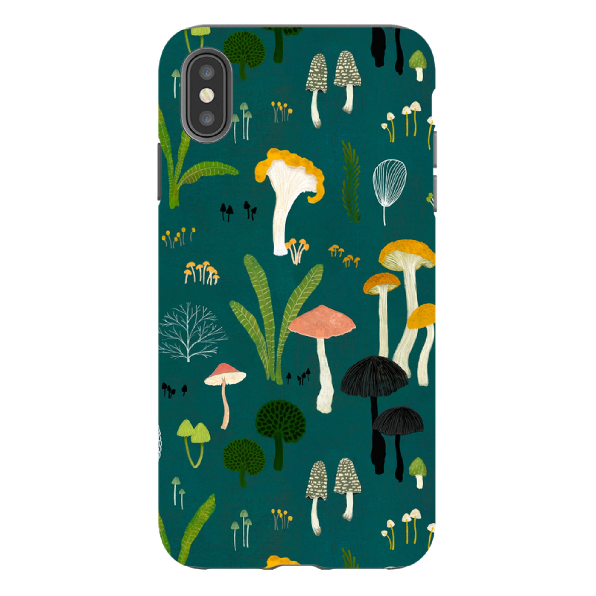 iPhone Tough Case - Mushroom Lake By Katherine Quinn
