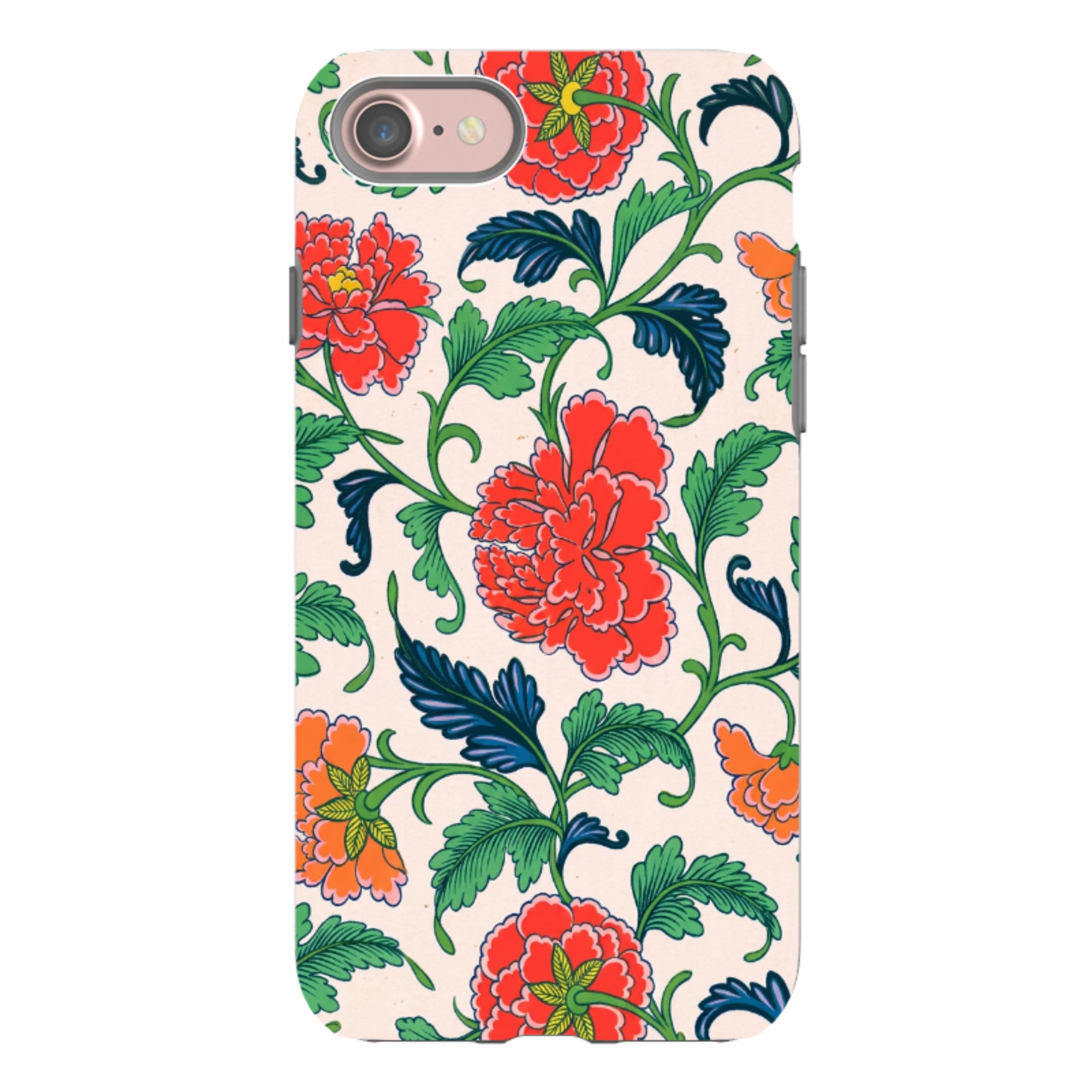 iPhone Tough Case - Vintage Peony Floral