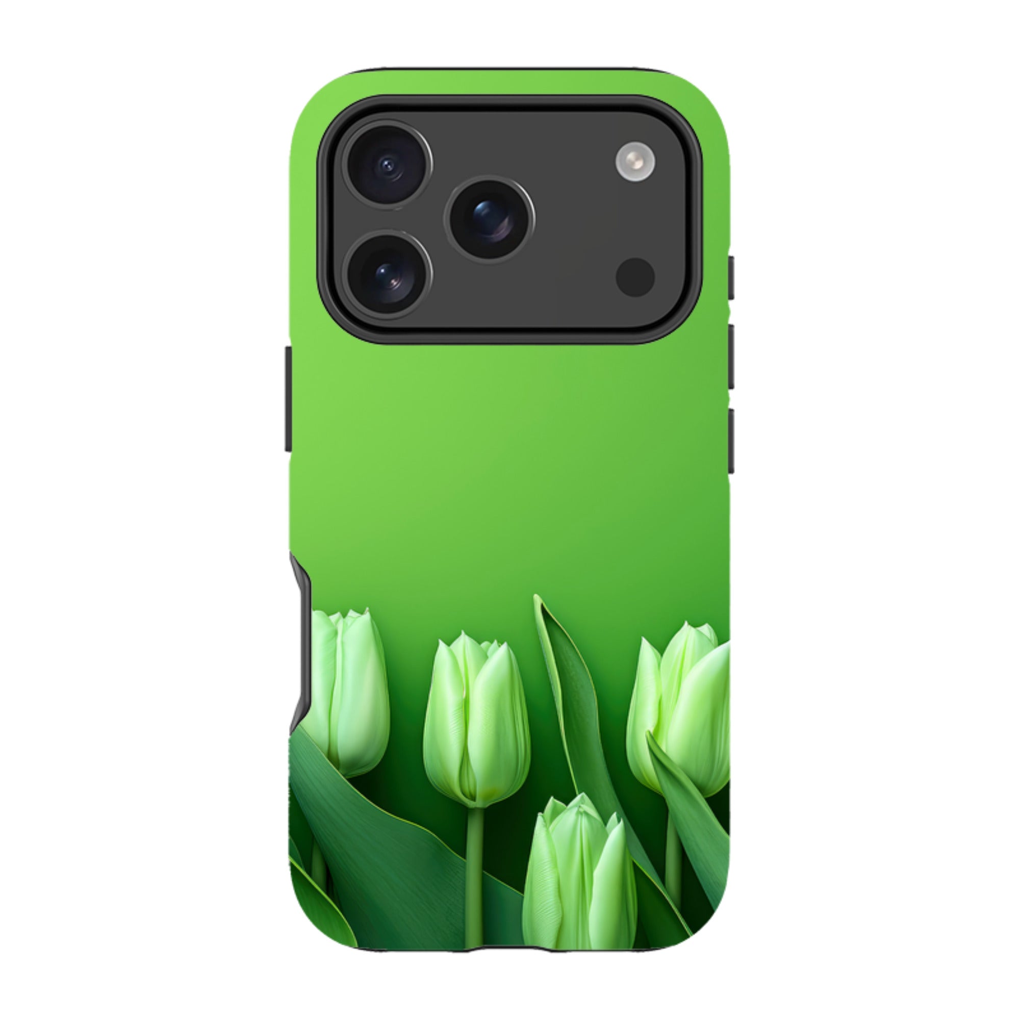iPhone Tough Case -Green Floral
