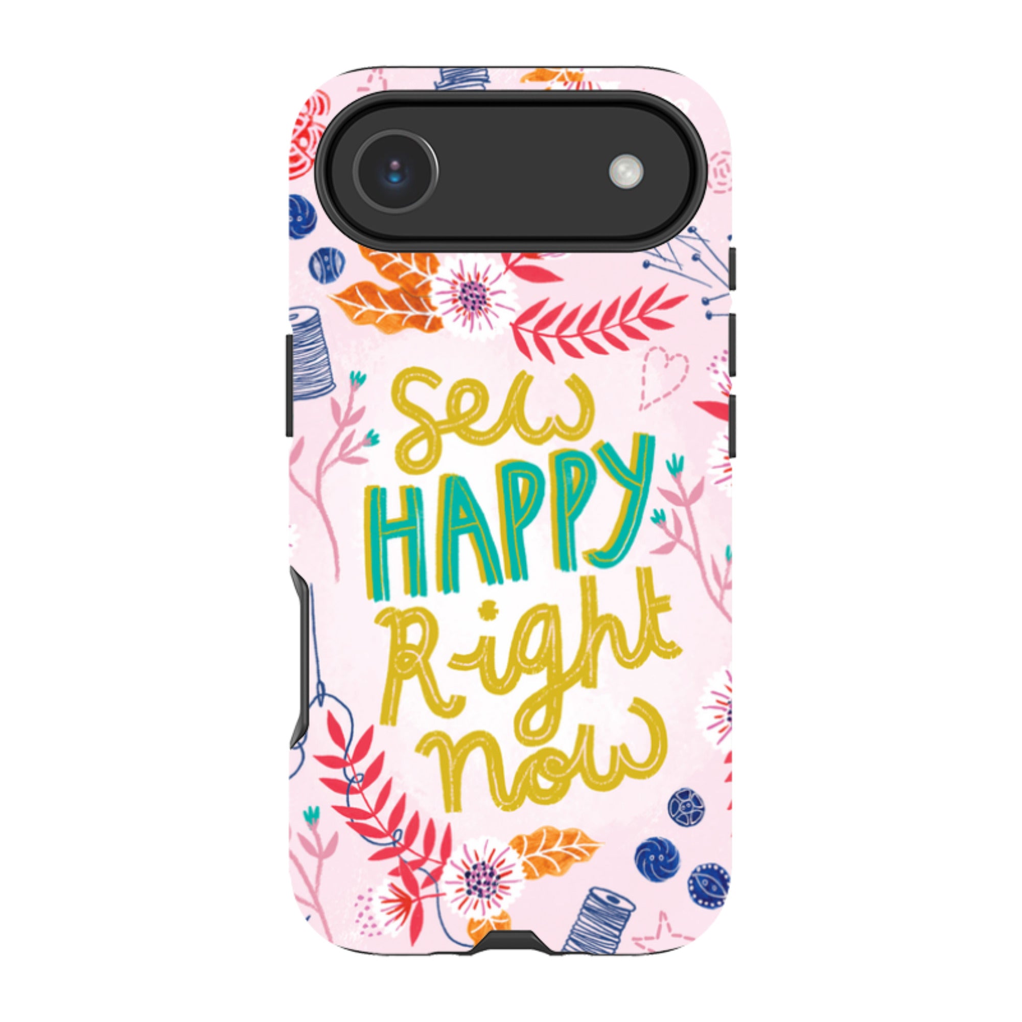 iPhone Tough Case - Sew Happy By Lee Foster Wilson