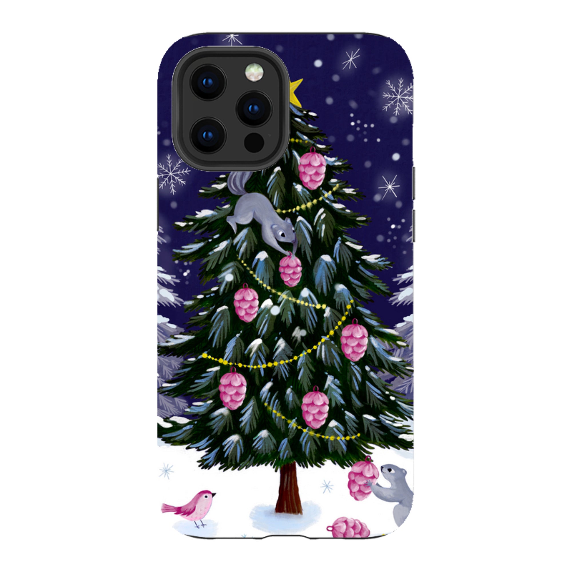 iPhone Tough Case - Squirrel Tree By Bex Parkin