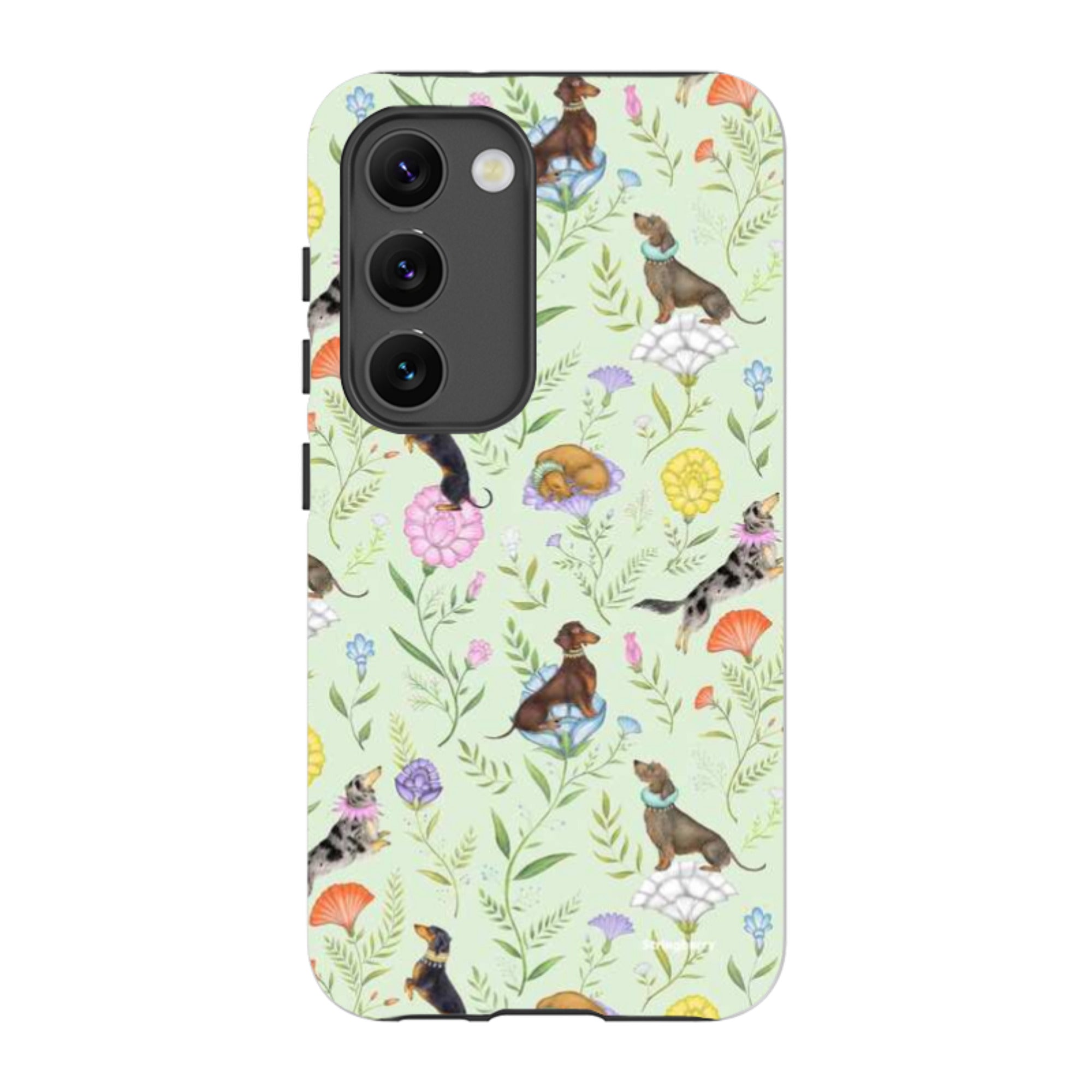 Samsung Tough Case - Doxy Day Afternoon Pistachio By Catherine Rowe