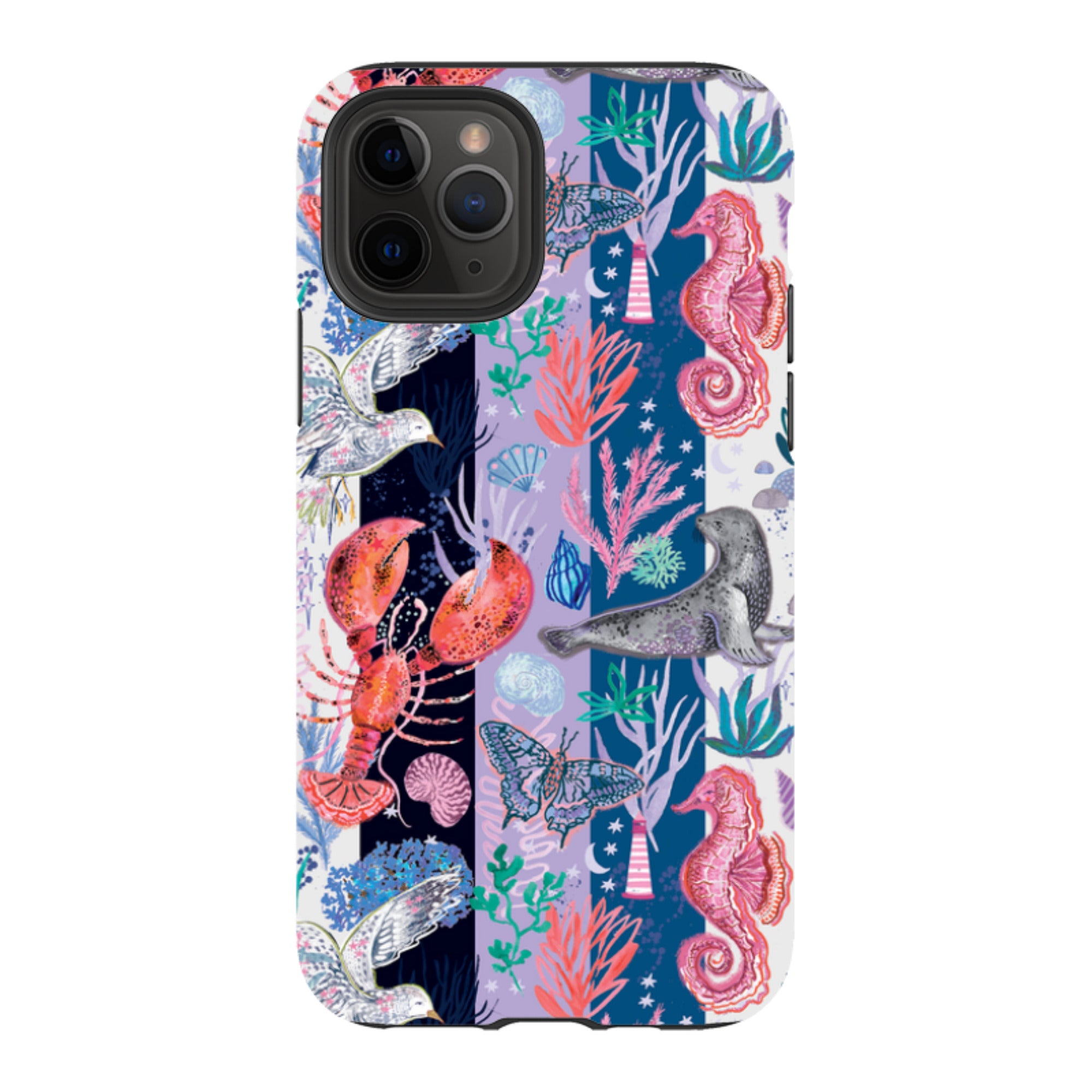 iPhone Case - Coastal Calling Stripe III By Emma Frances Grant