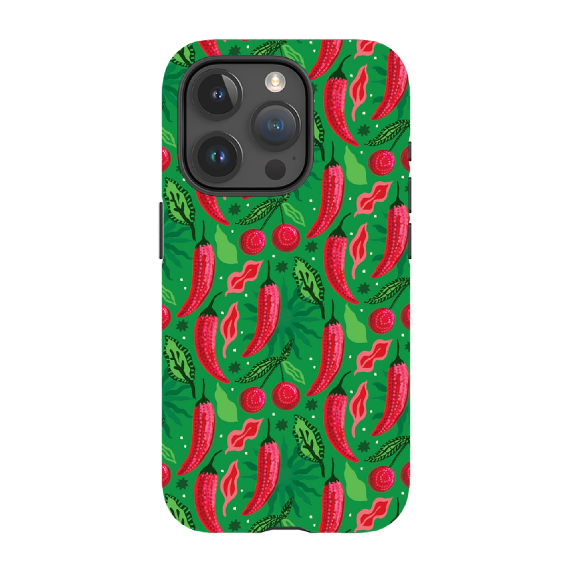 iPhone Tough Case - Chilli Cherry By Emma Frances Grant