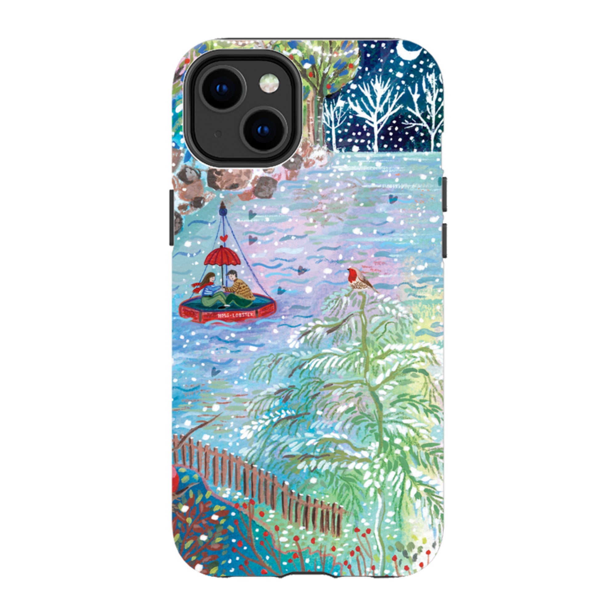 iPhone MagSafe Tough Case - A Wee Winter Harbour By Emma Frances Grant