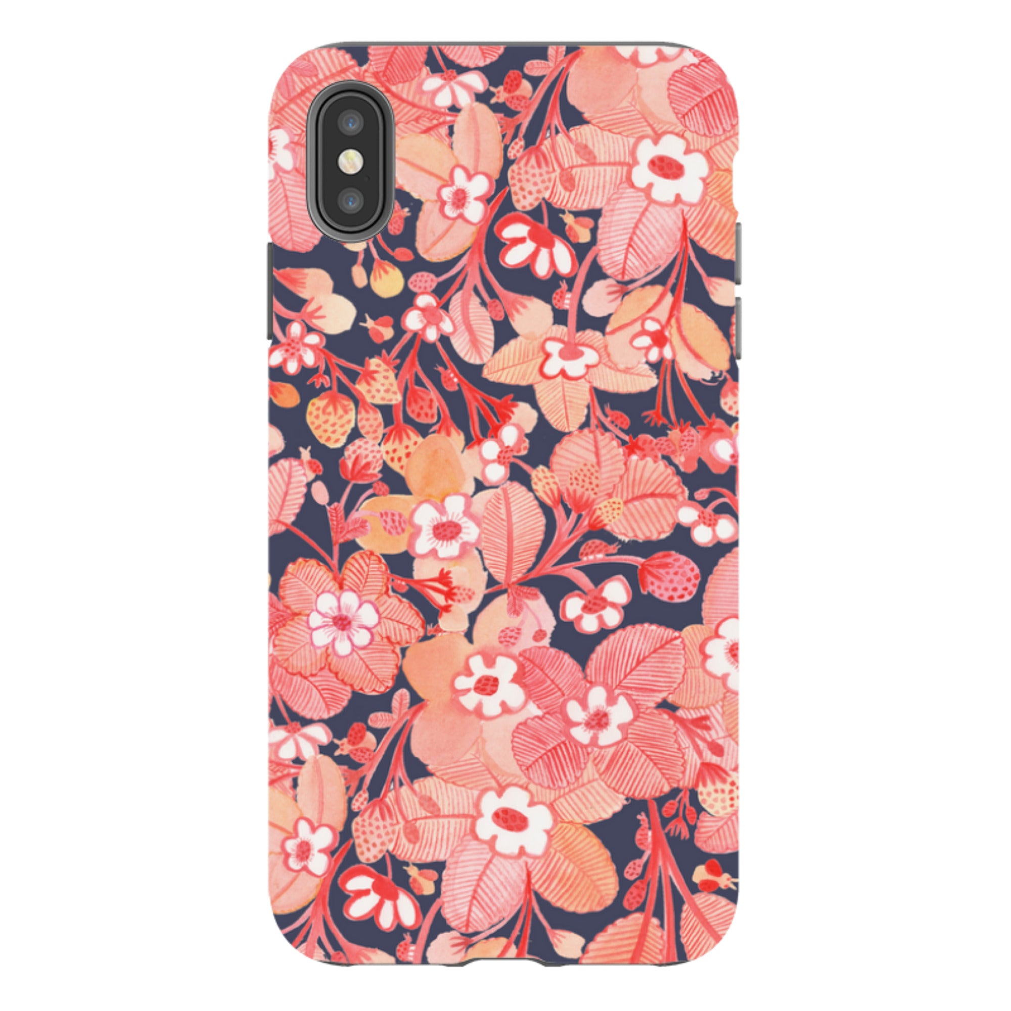 iPhone Tough Case - Strawberry Poem By Gabriela Larios