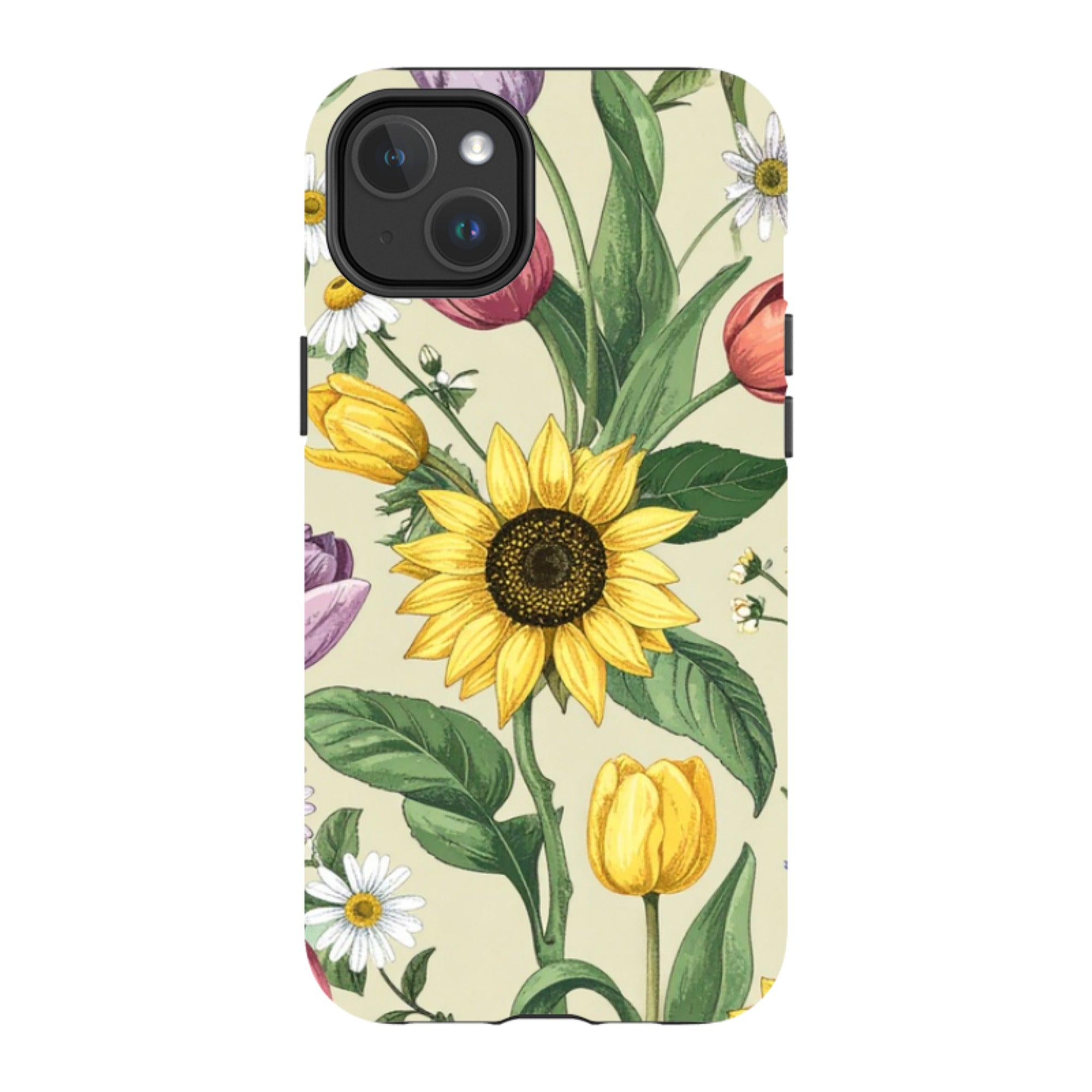 iPhone MagSafe Tough Case - Pale Sunflowers