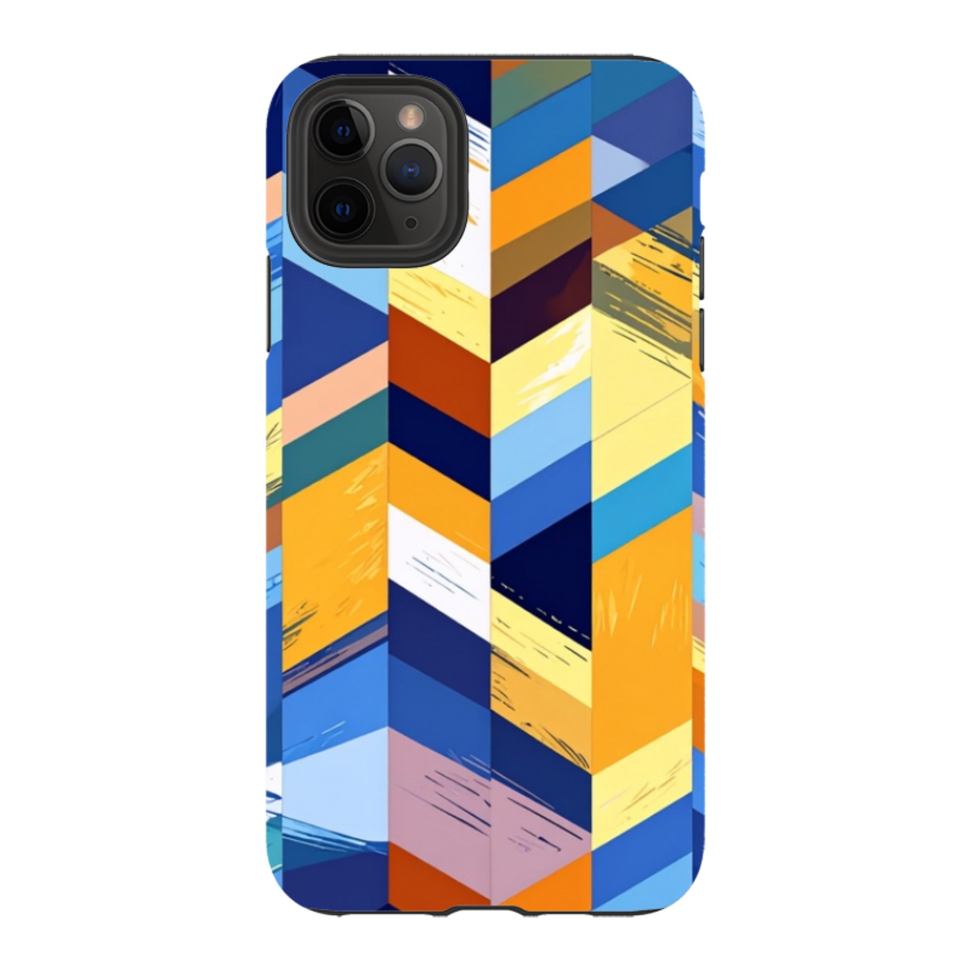 iPhone Tough Case - Technicolor Stripes