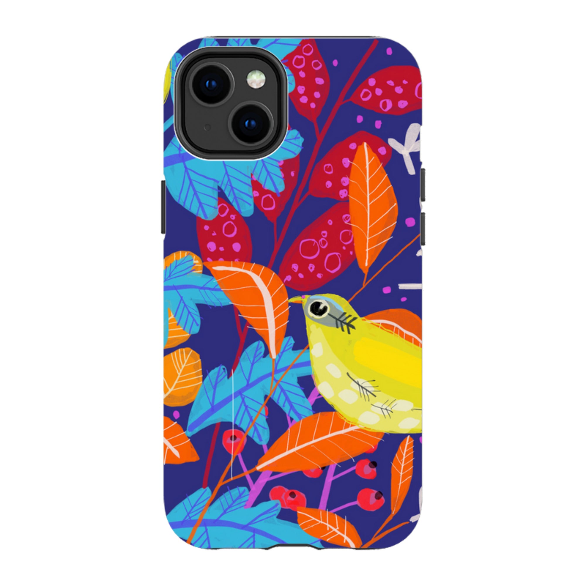 iPhone MagSafe Tough Case -  Yellow Bird By Claire West