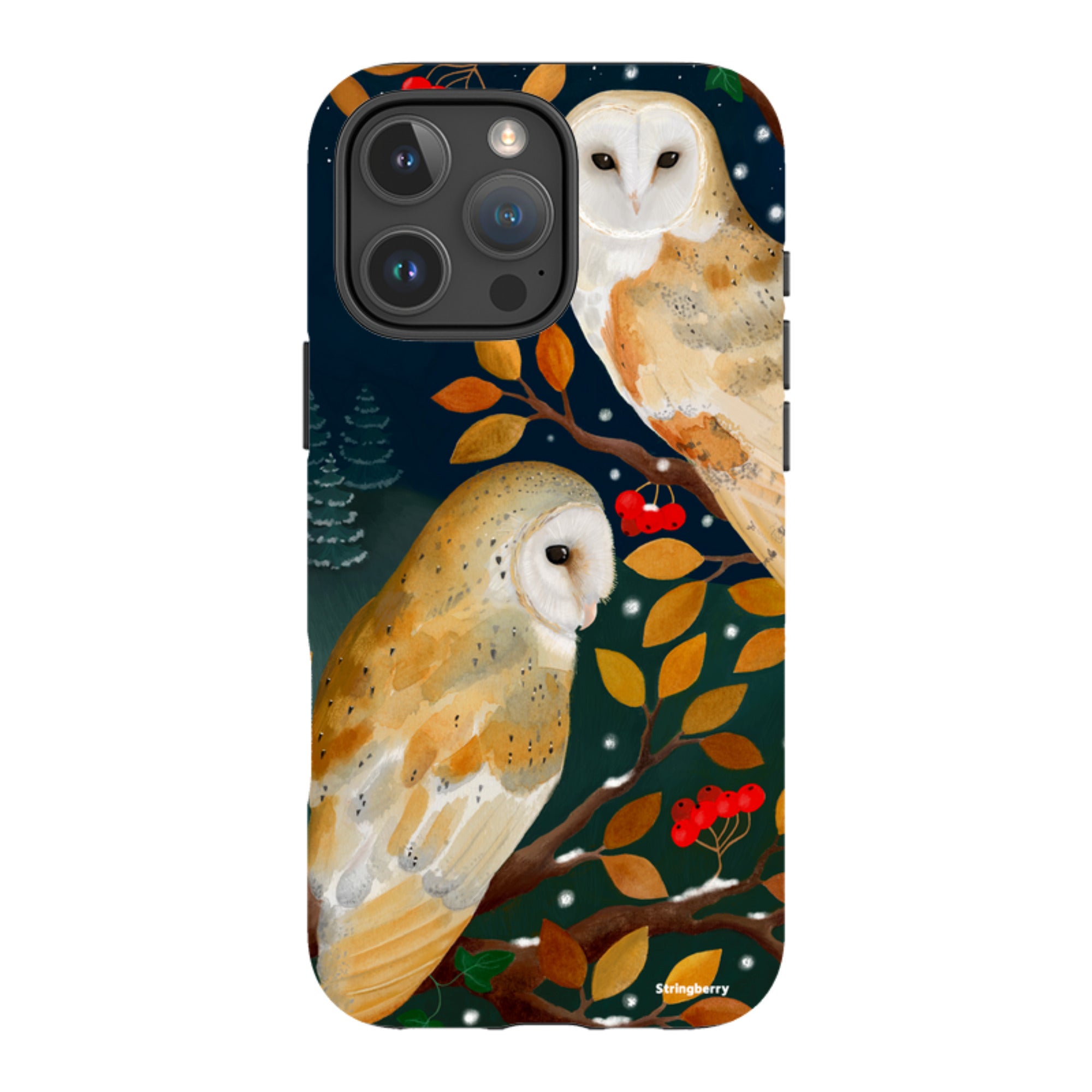 iPhone Tough Case - Autumn Owls By Bex Parkin