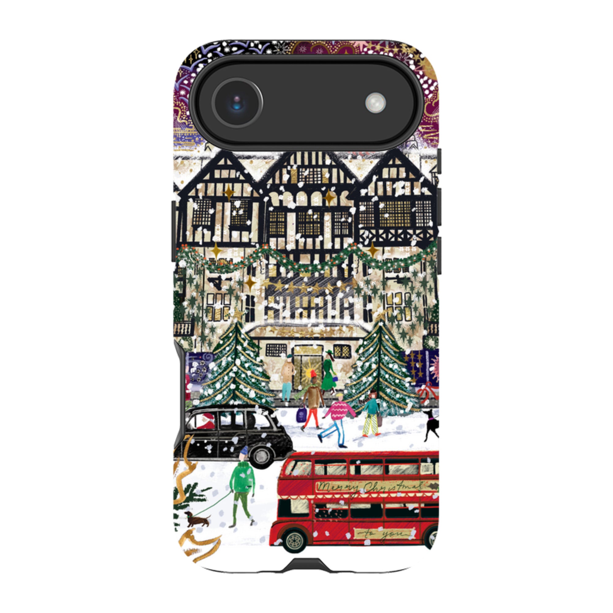 iPhone Tough Case - Christmas In London By Emma Frances Grant