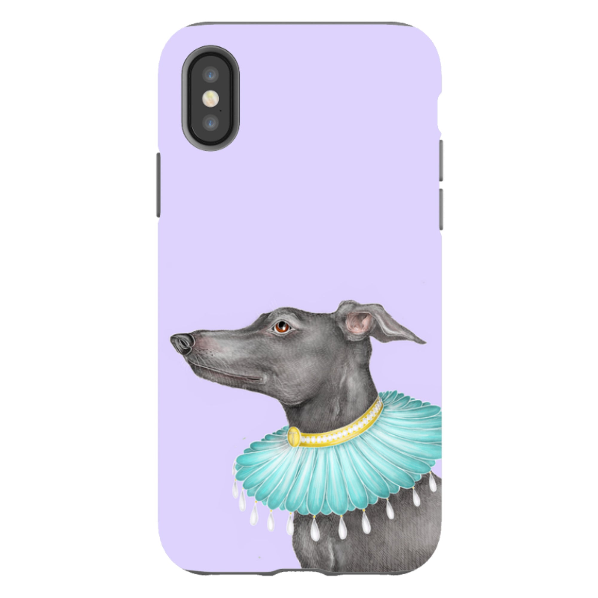 iPhone Tough Case - Greyhound By Catherine Rowe