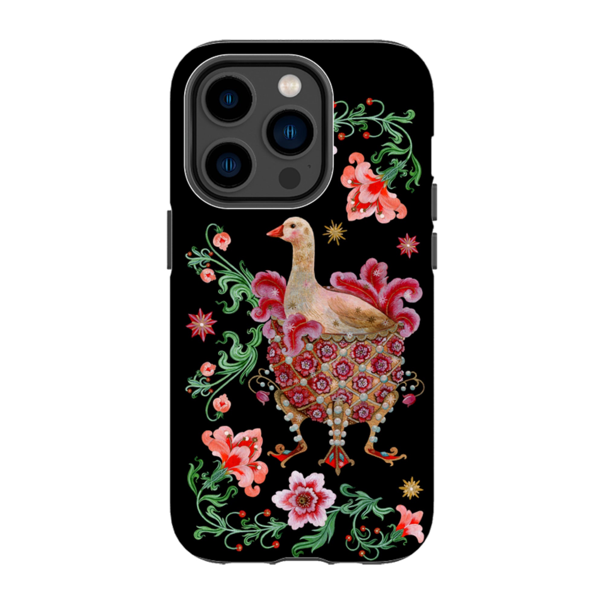 iPhone Tough  Case - Six Geese A Laying By Maria Matos