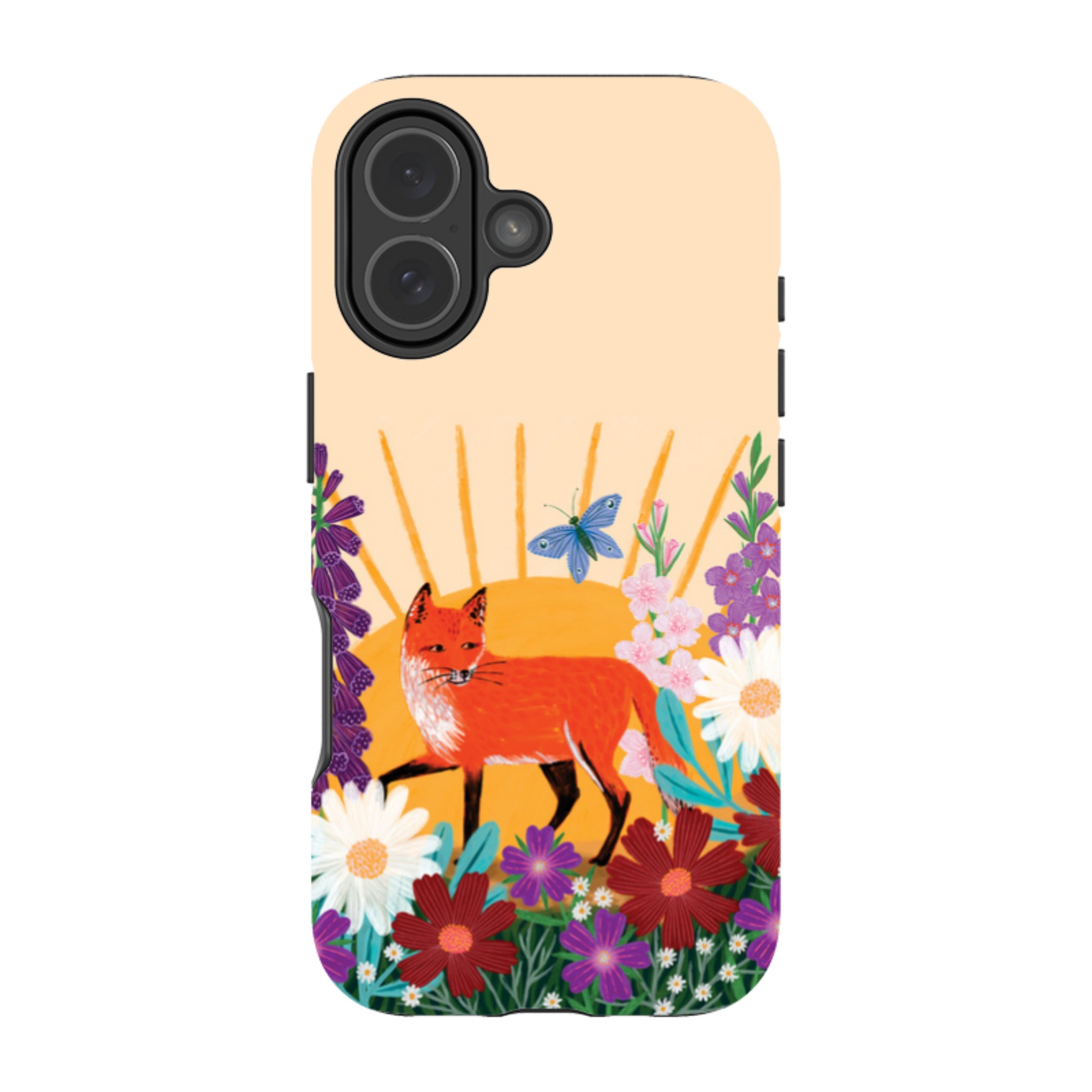 iPhone Tough Case - Summer Fox By Lee Foster Wilson