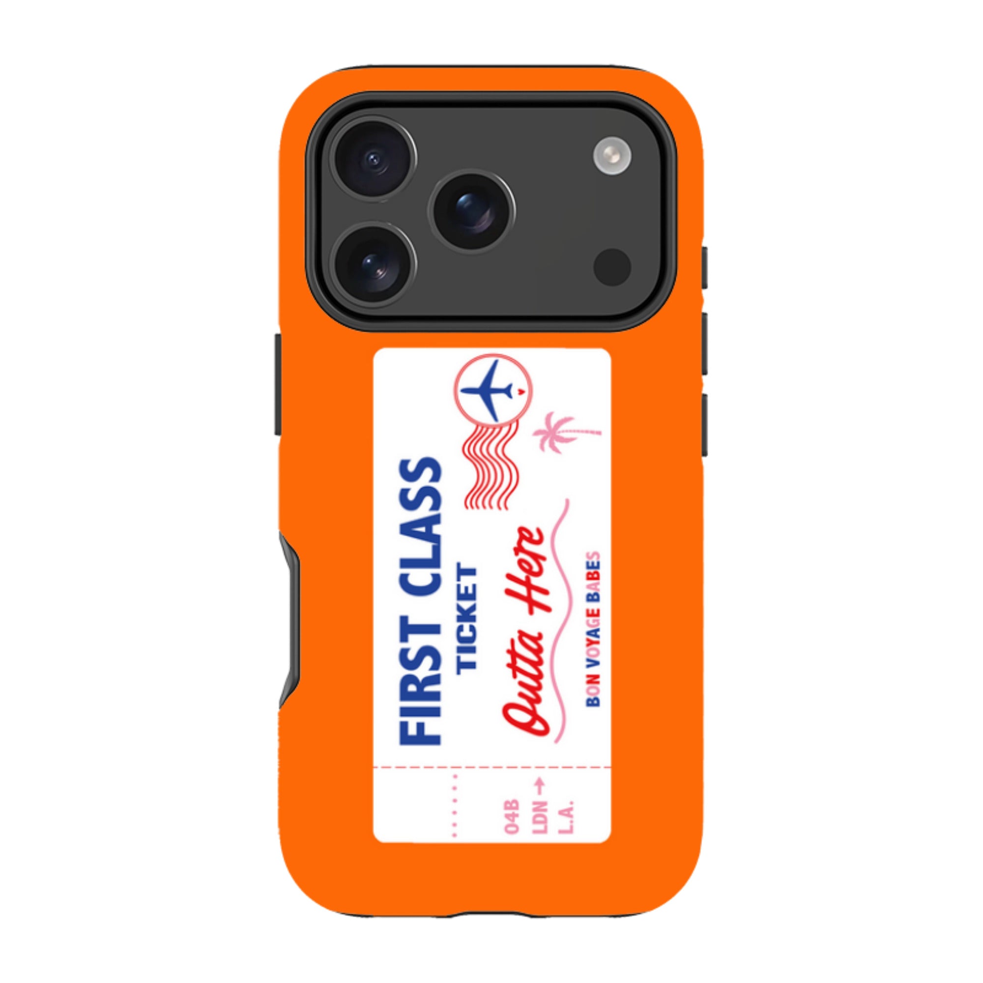 iPhone Tough Case - First Class Orange