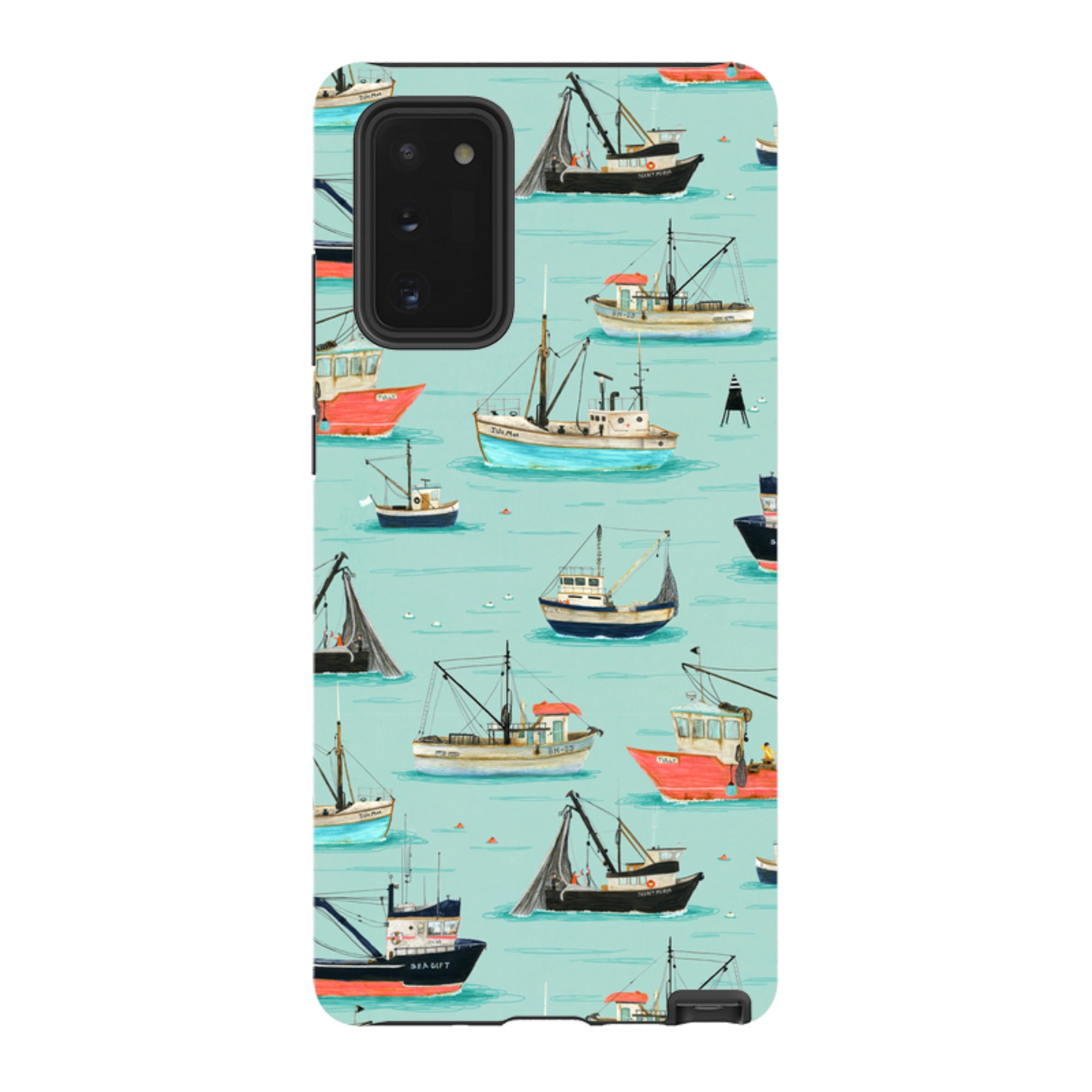 Samsung Tough Case - Fishing Boats By Katherine Quinn