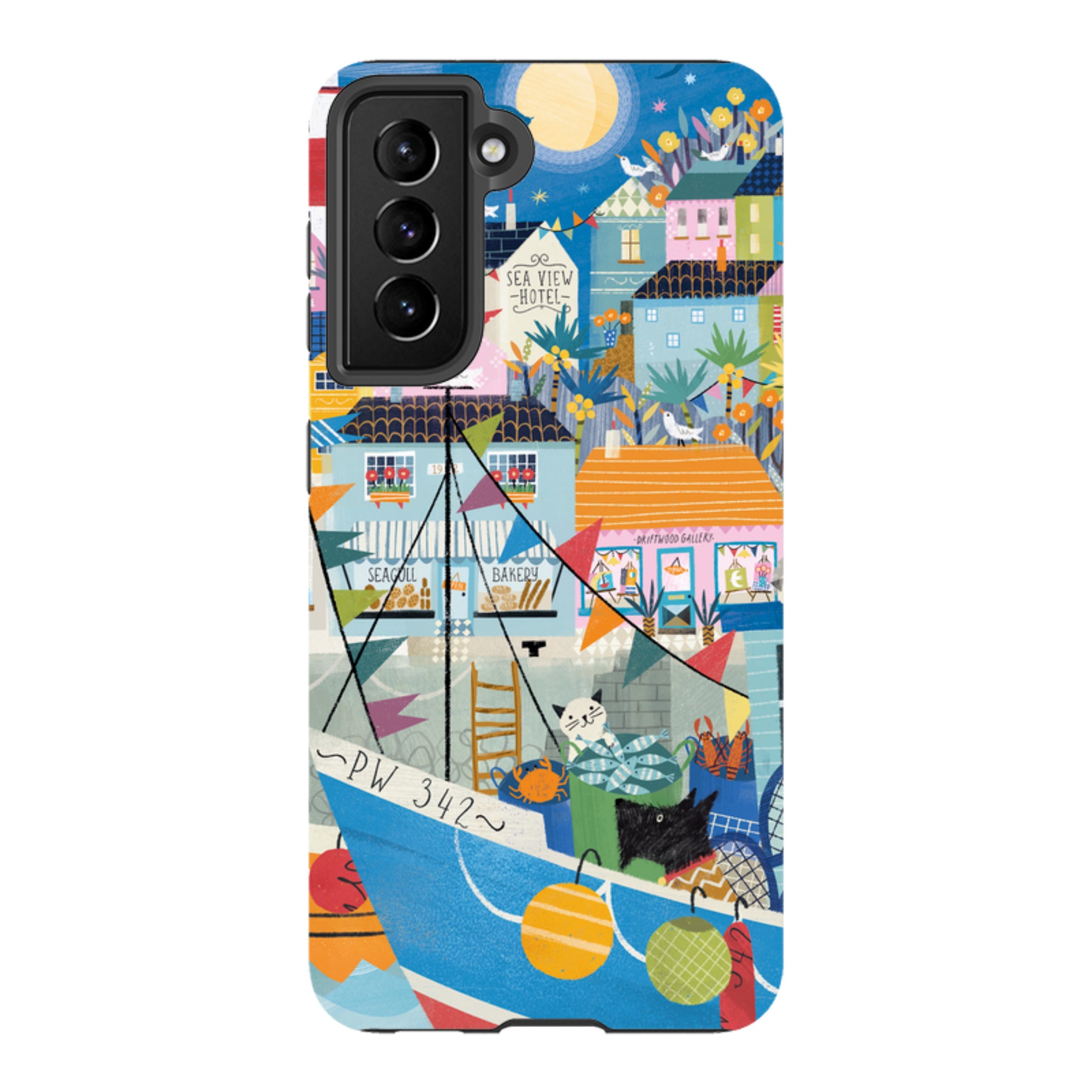 Samsung Tough  Case - Night Harbour 2 By Ali Brookes