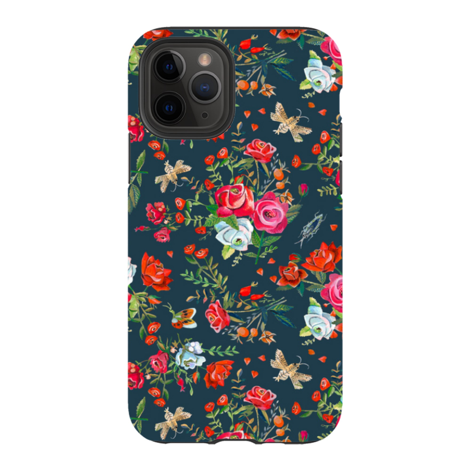 iPhone Tough Case - Blue Roses By Caroline Bonne Muller