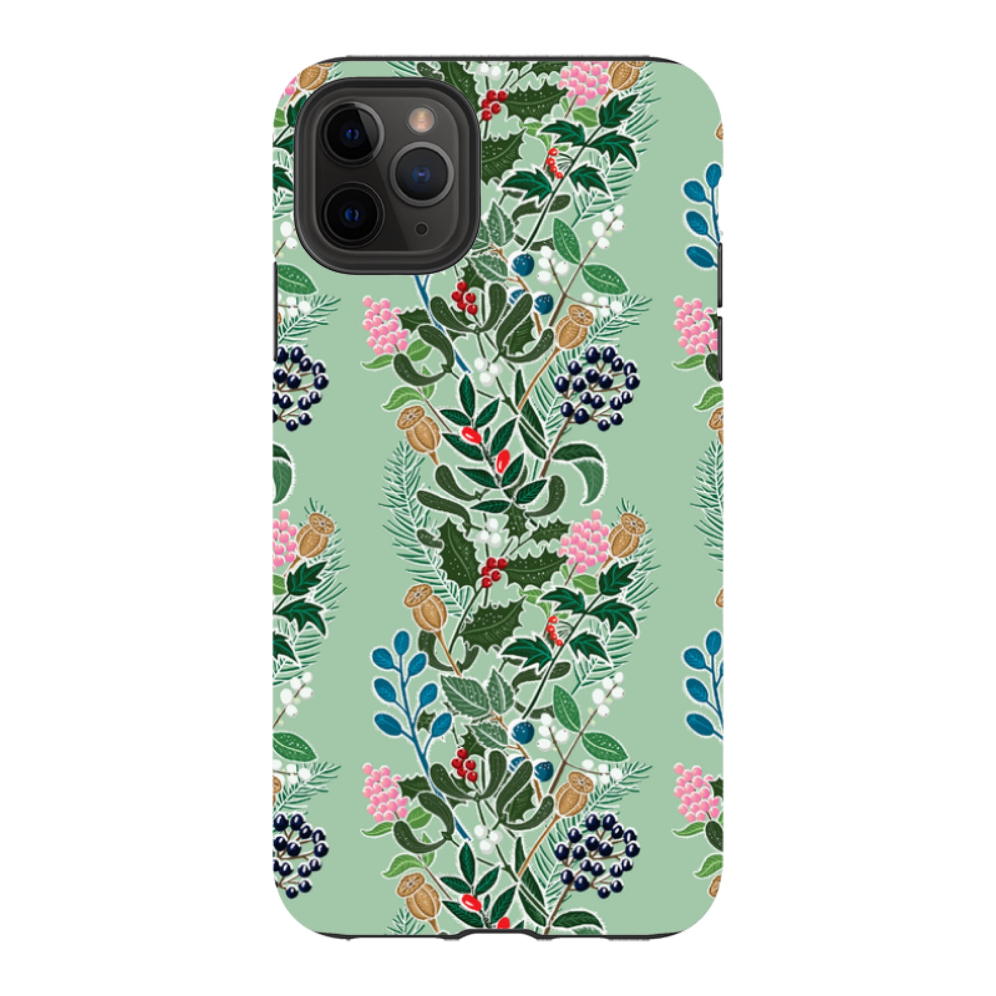iPhone Tough Case - Winter Hedge-1 By kate Heiss