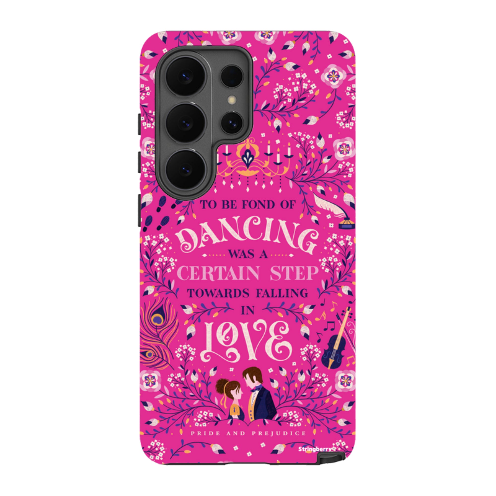 Samsung Tough Case - Pride And Prejudice Pink By Jenny Zemanek