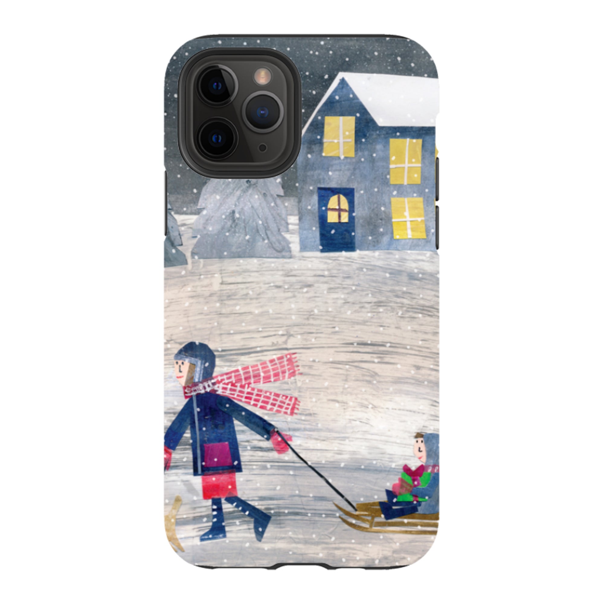 iPhone Tough Case - Sledging By Tracey English