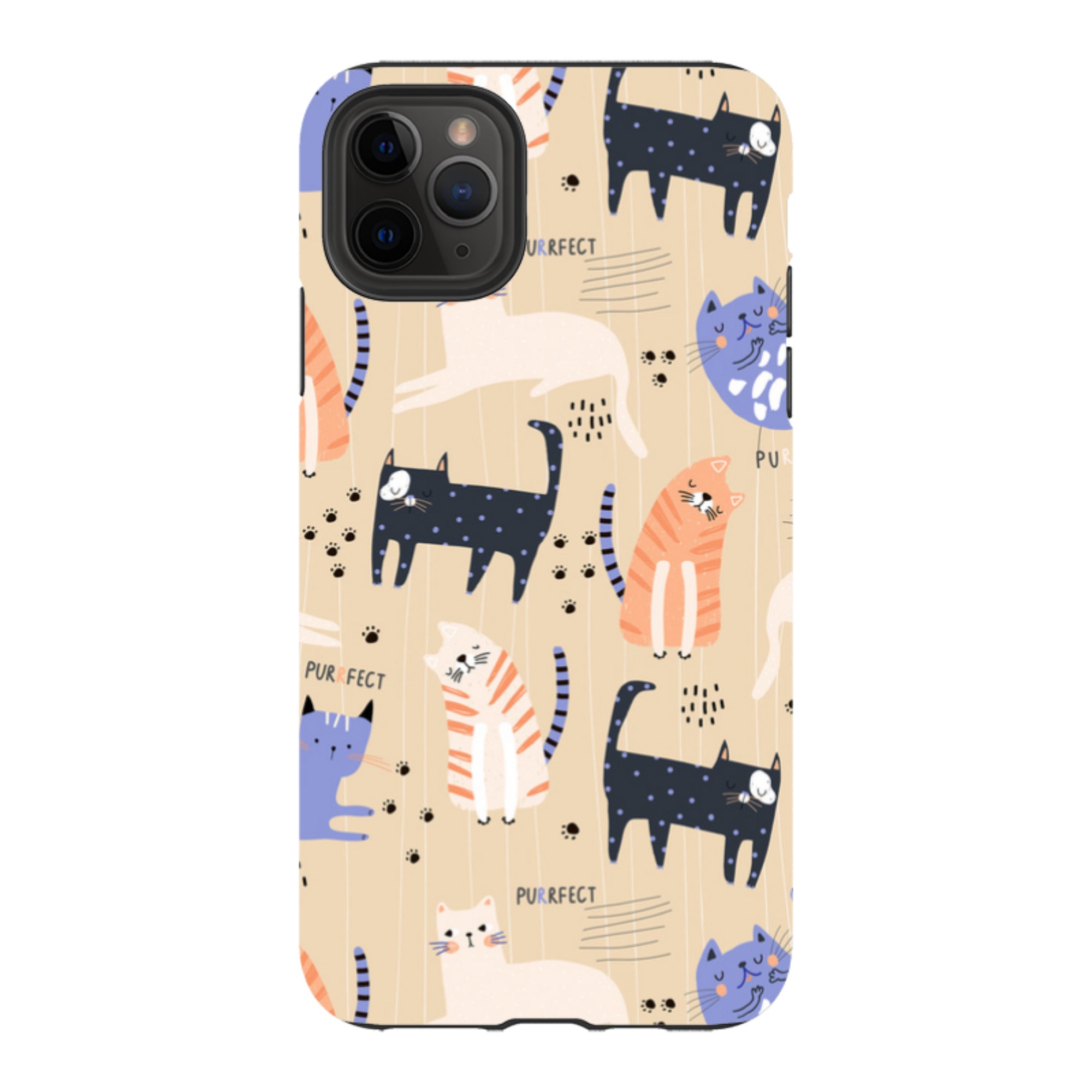 iPhone Tough Case - Purrfect