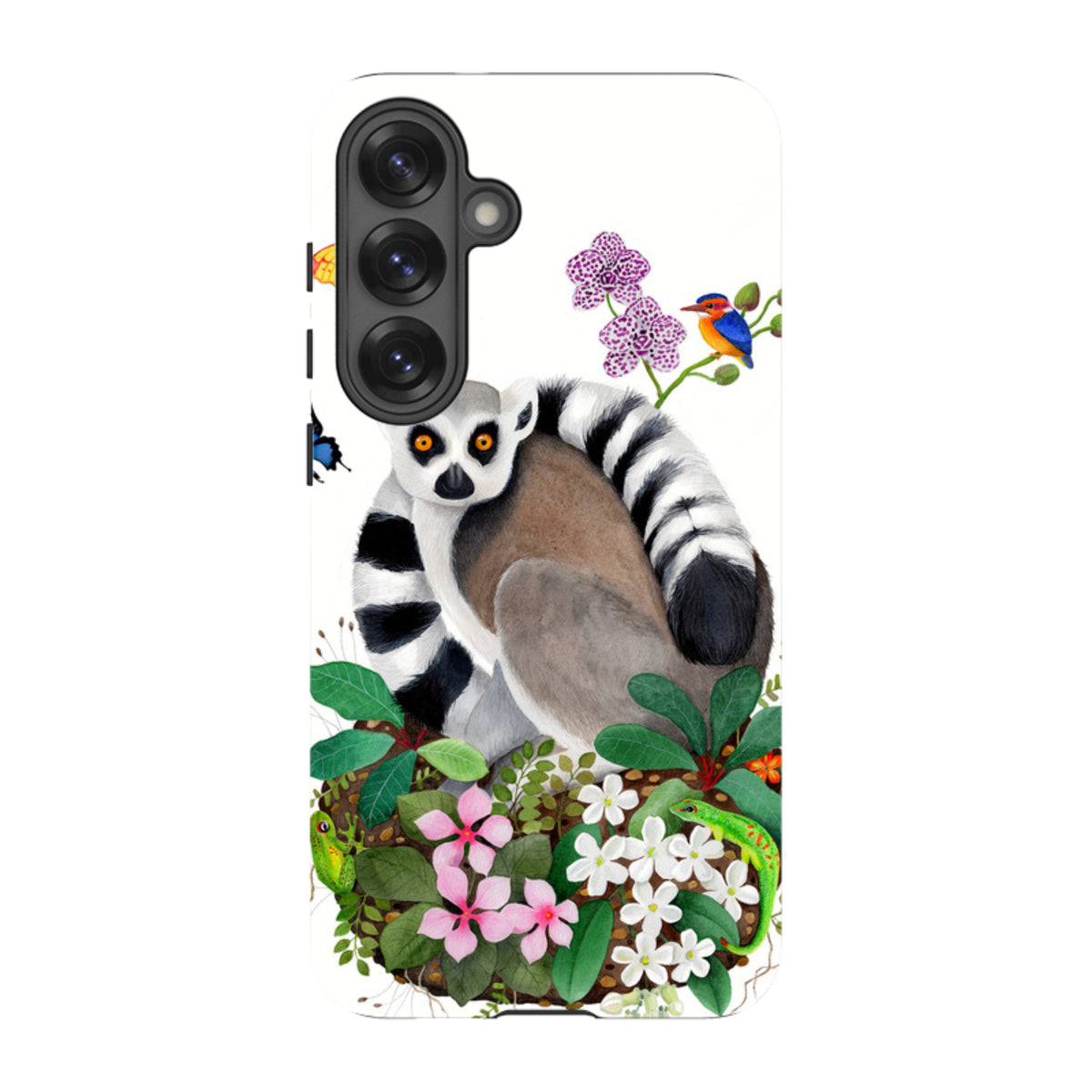 Samsung Tough Case - Madagascar Lemur By Bex Parkin