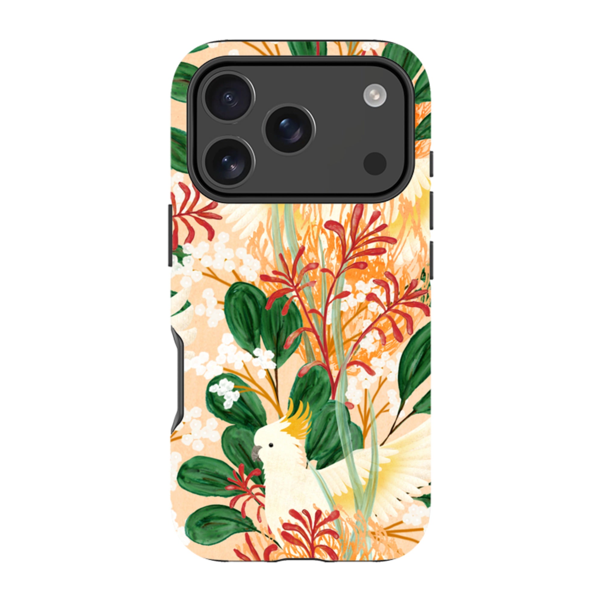 iPhone Tough Case - Cockatoo By Katherine Quinn