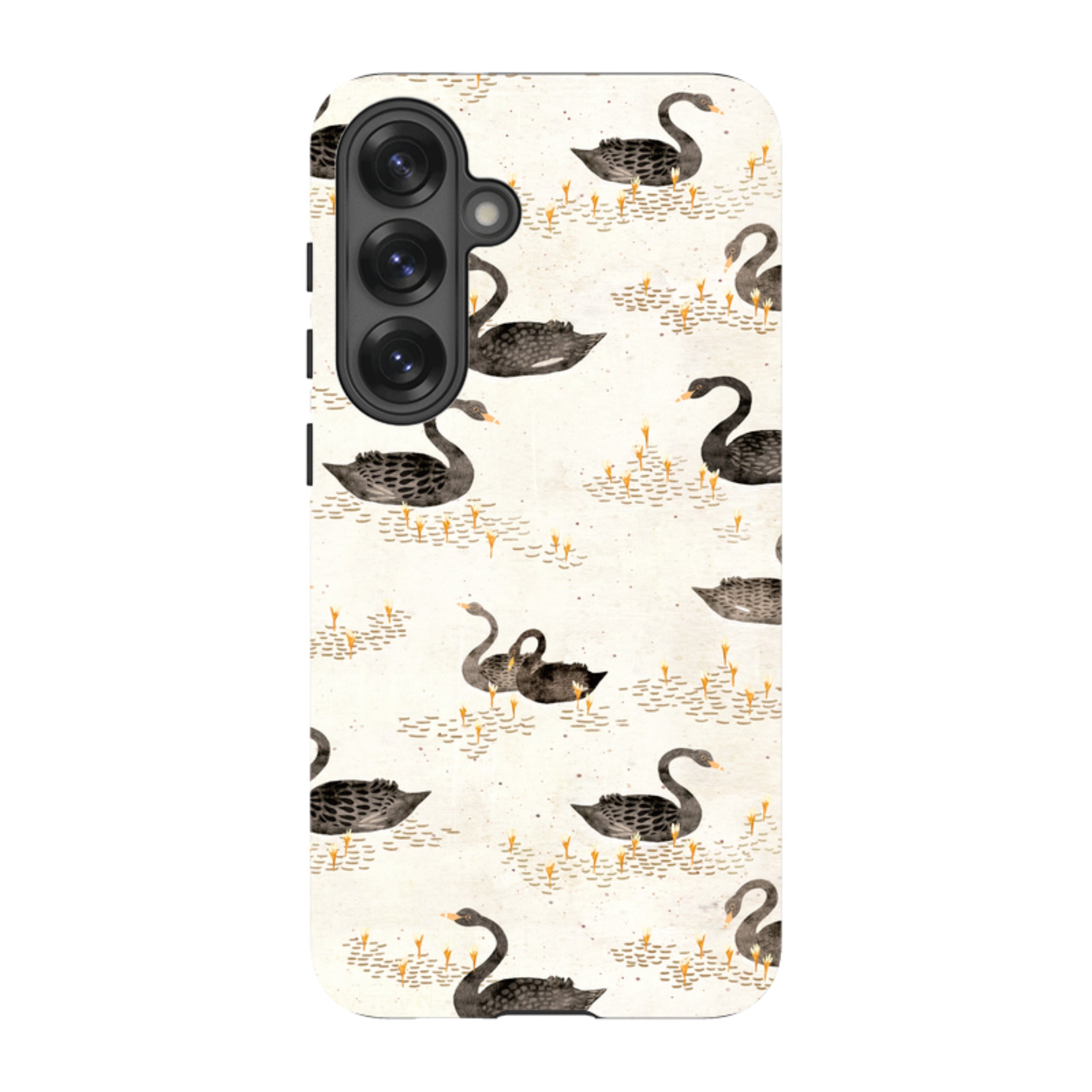 Samsung Tough Case - Swans Cream By Katherine Quinn