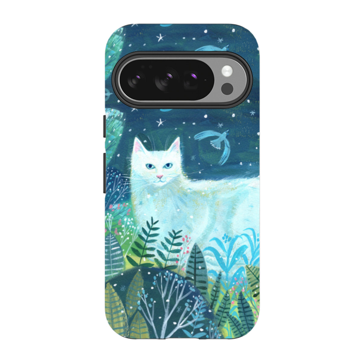 Google Tough Case - White Cat By Mary Stubberfield