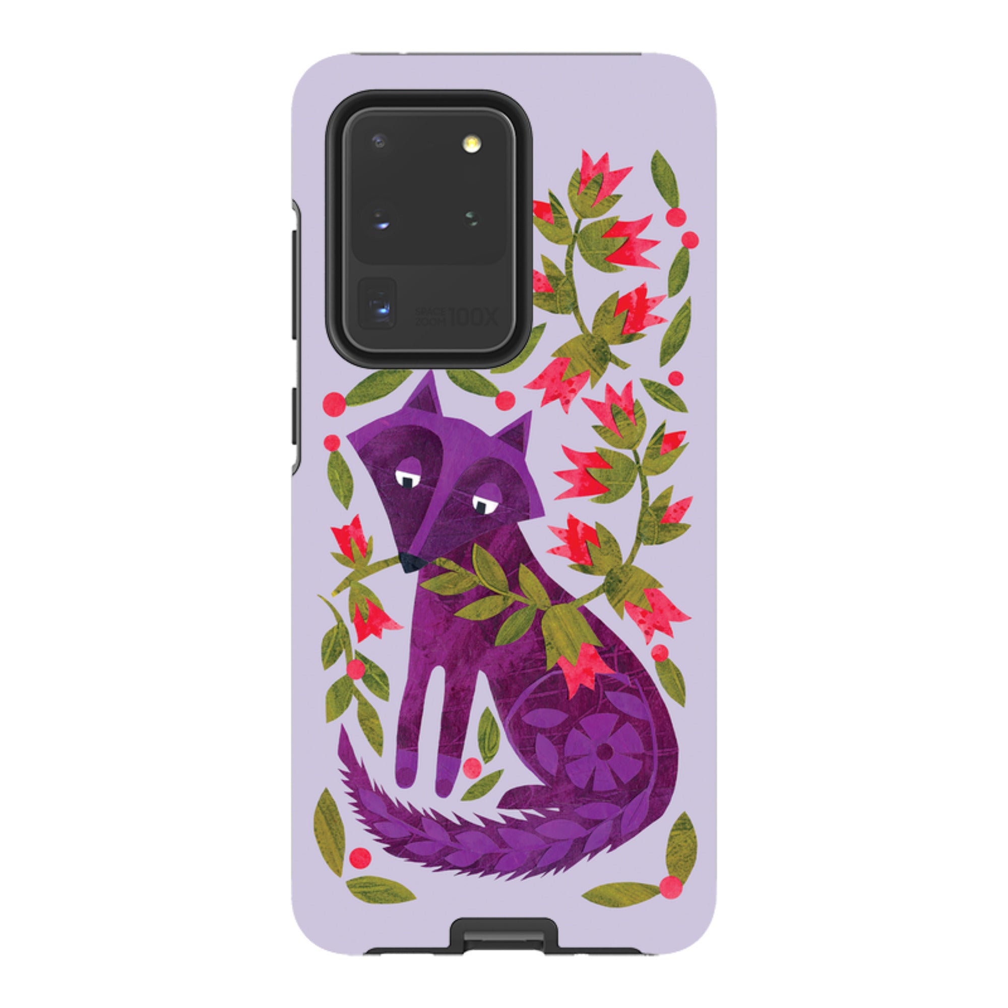 Samsung Tough Case - Purple Foxie By Tracey English