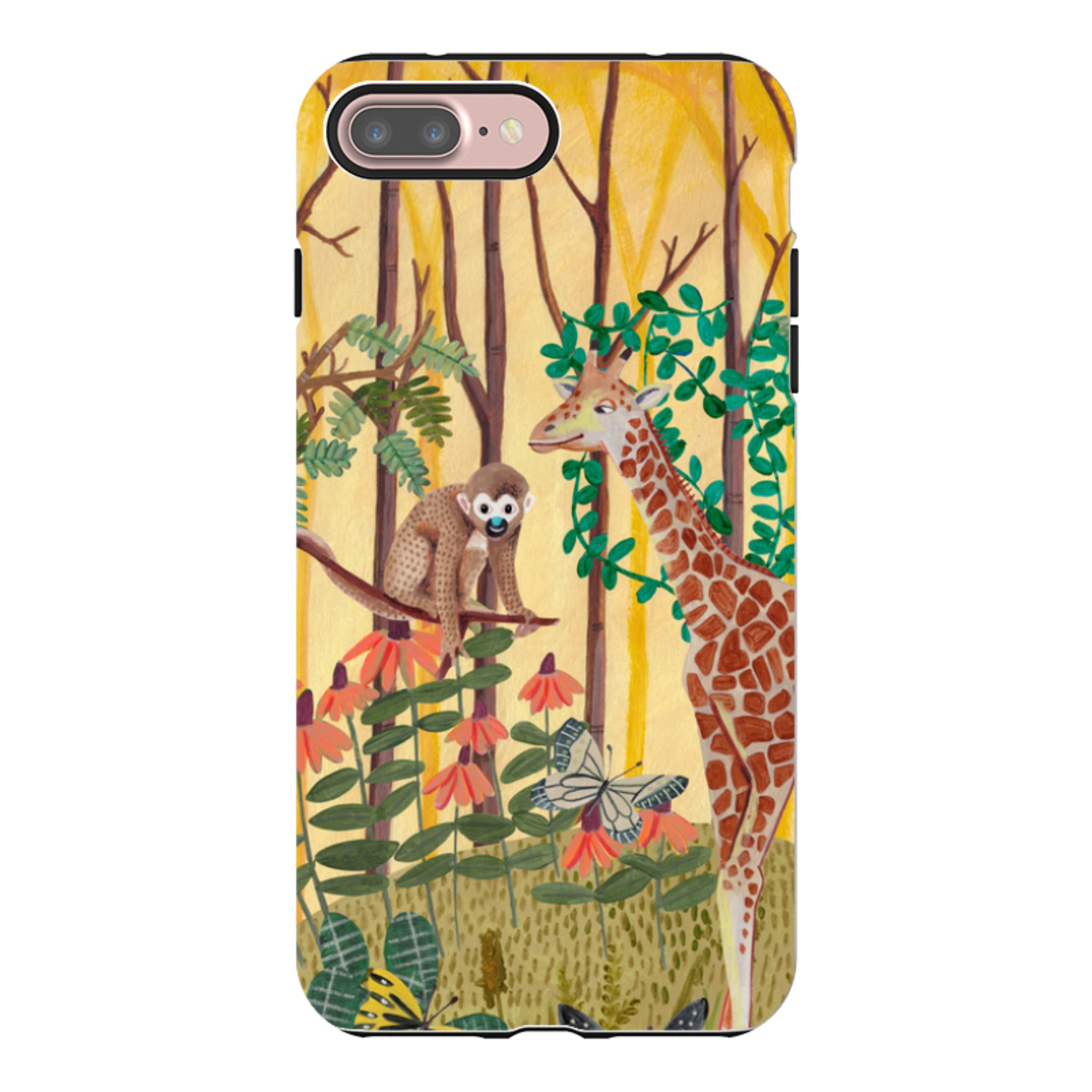 iPhone Tough Case - Giraffe By Caroline Bonne Muller