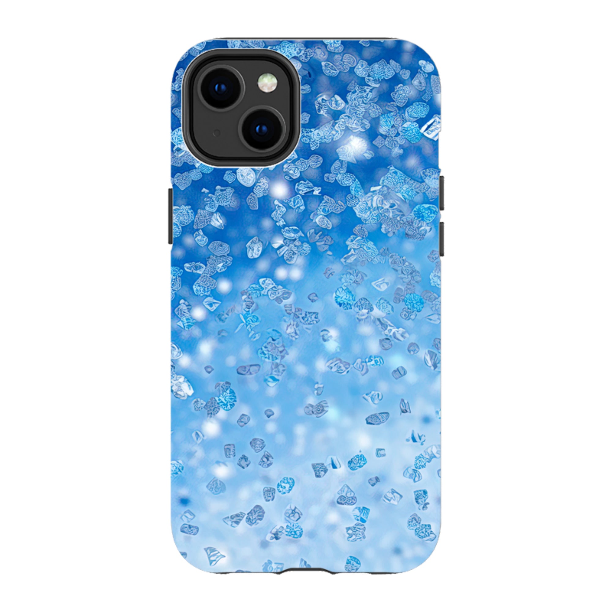 iPhone Case - Blue Glitter (case does not glitter)